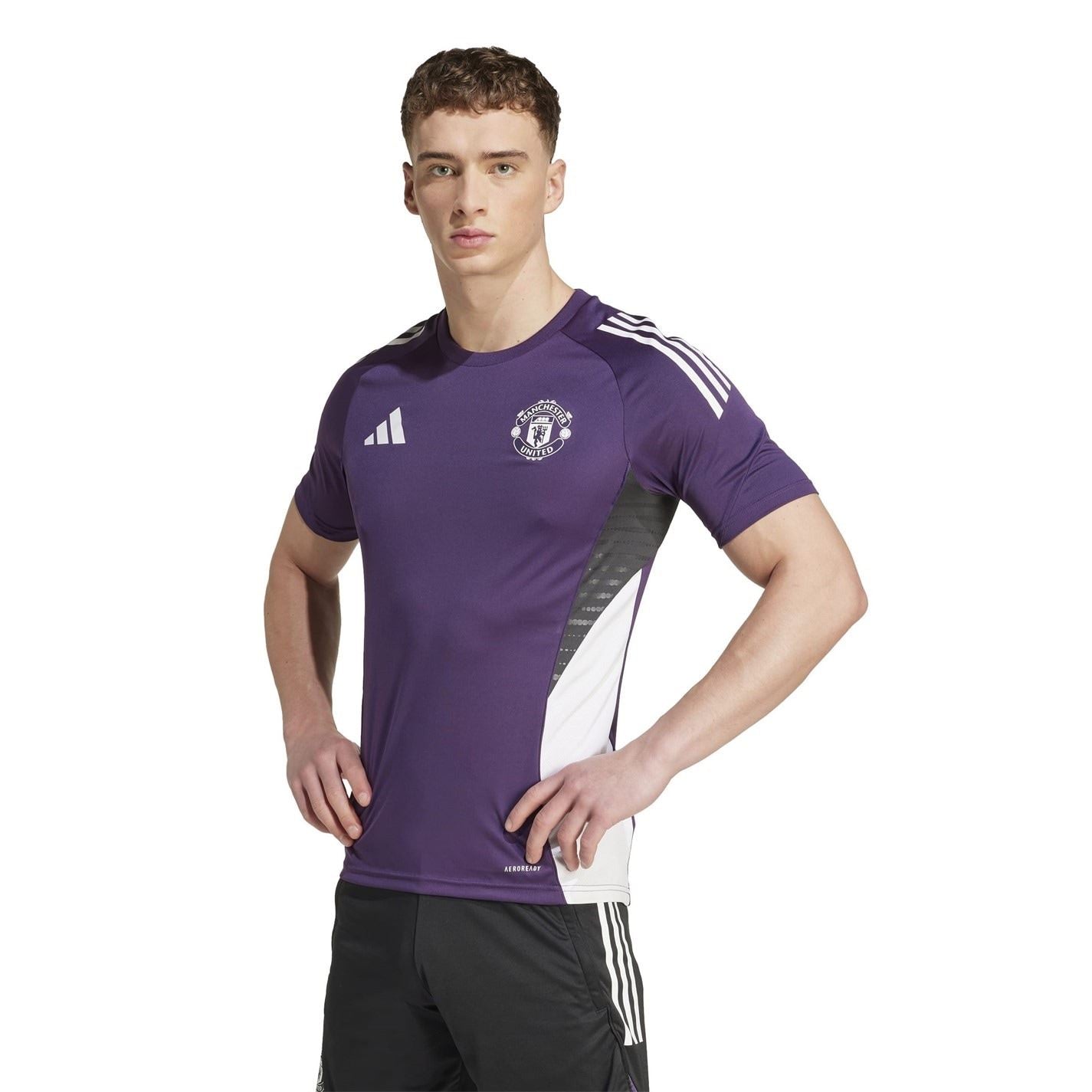 adidas Mens Manchester United Training Shirt 2025 2026