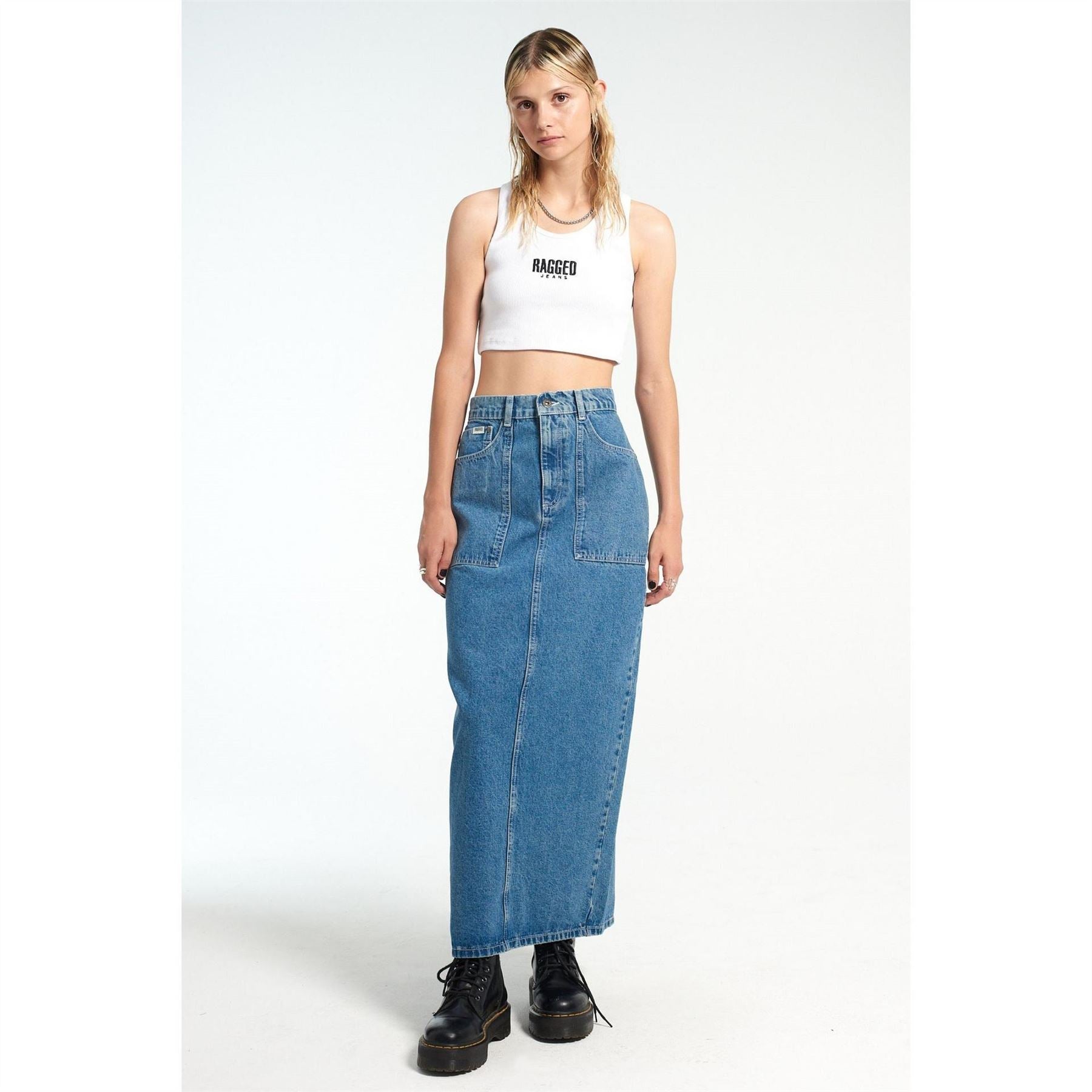 The Ragged Priest Carpenter Maxi Skirt