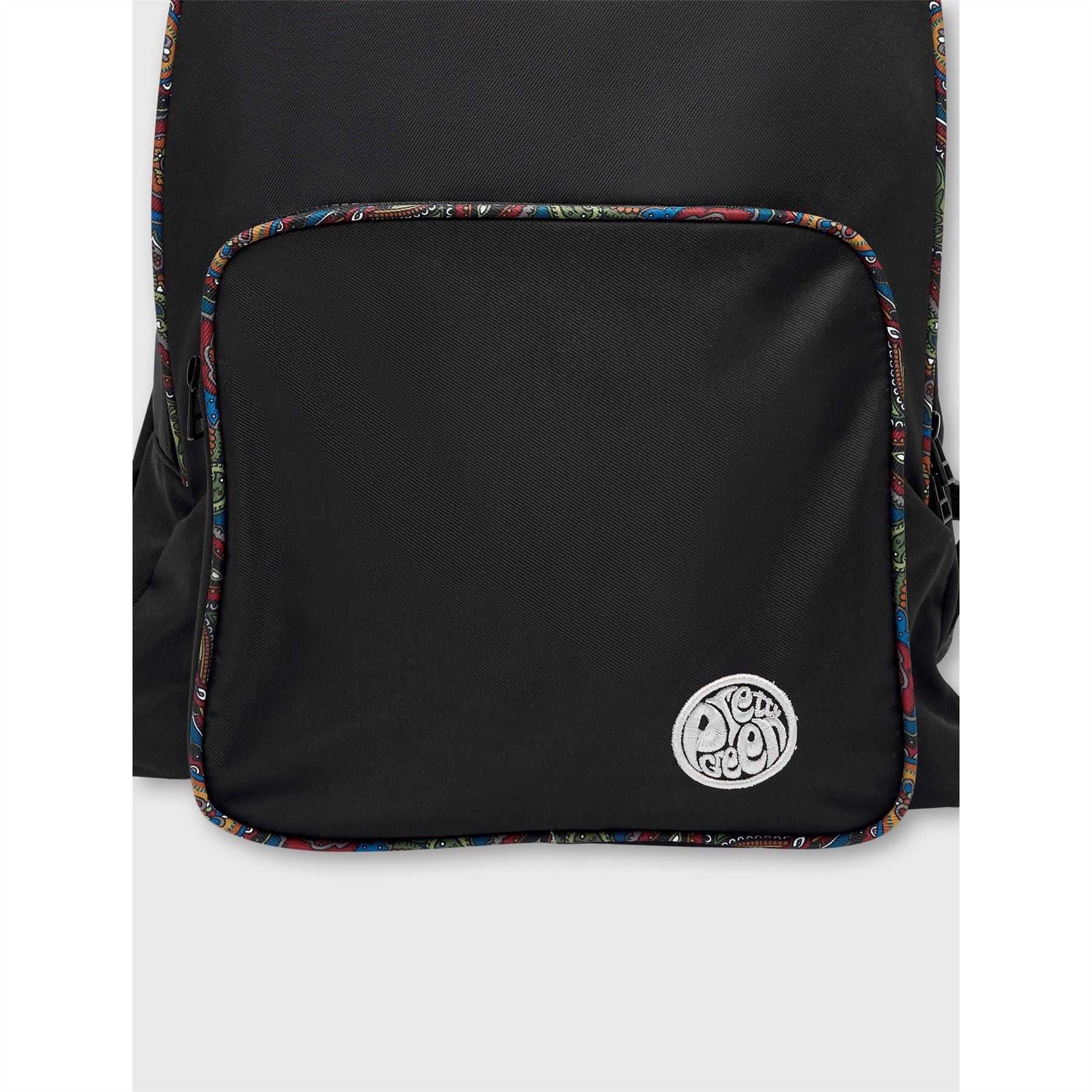 Pretty Green Bramhall Rectangle Shape Backpack with Logo Badge
