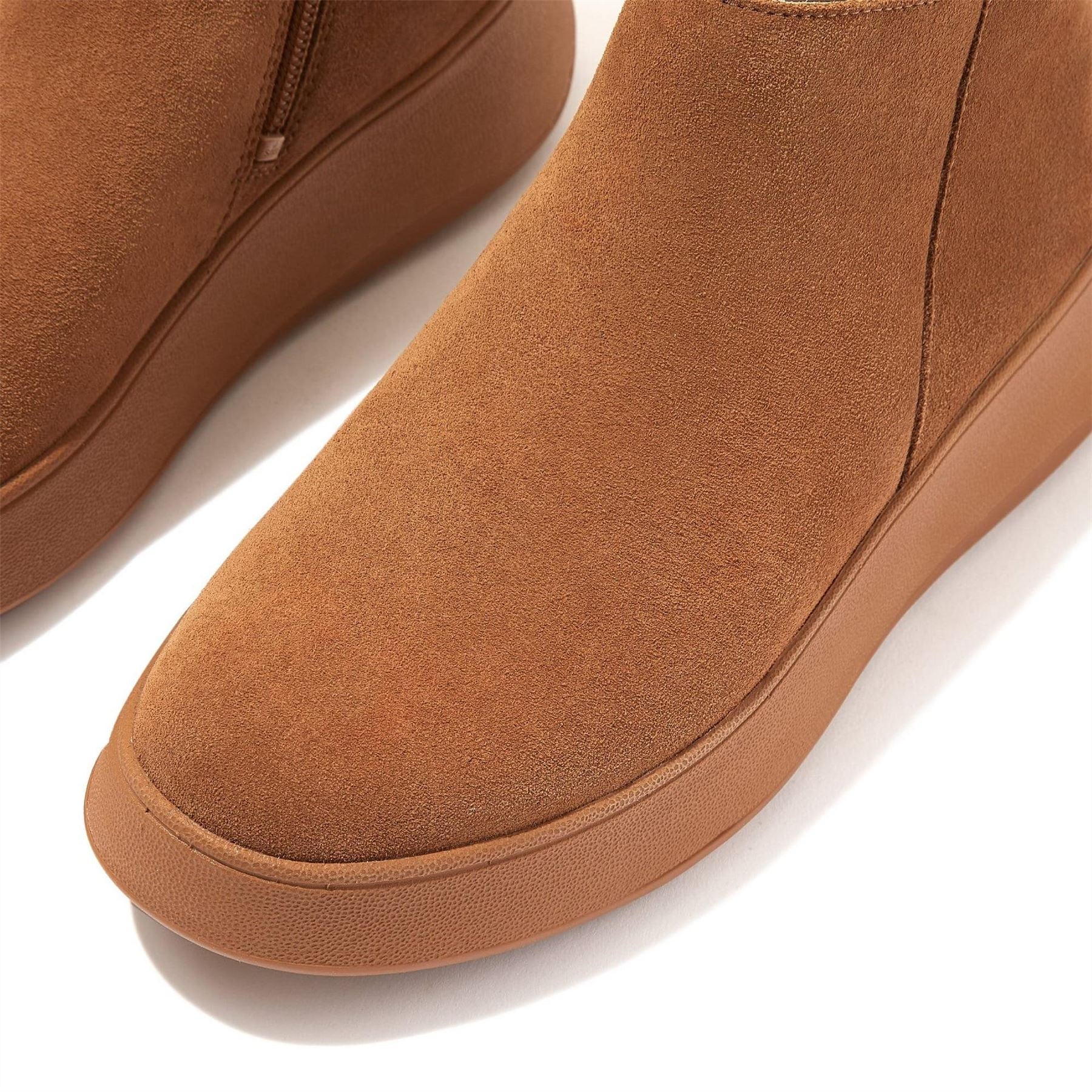 Fitflop Mode Suede Flatform Zip Ankle Boots