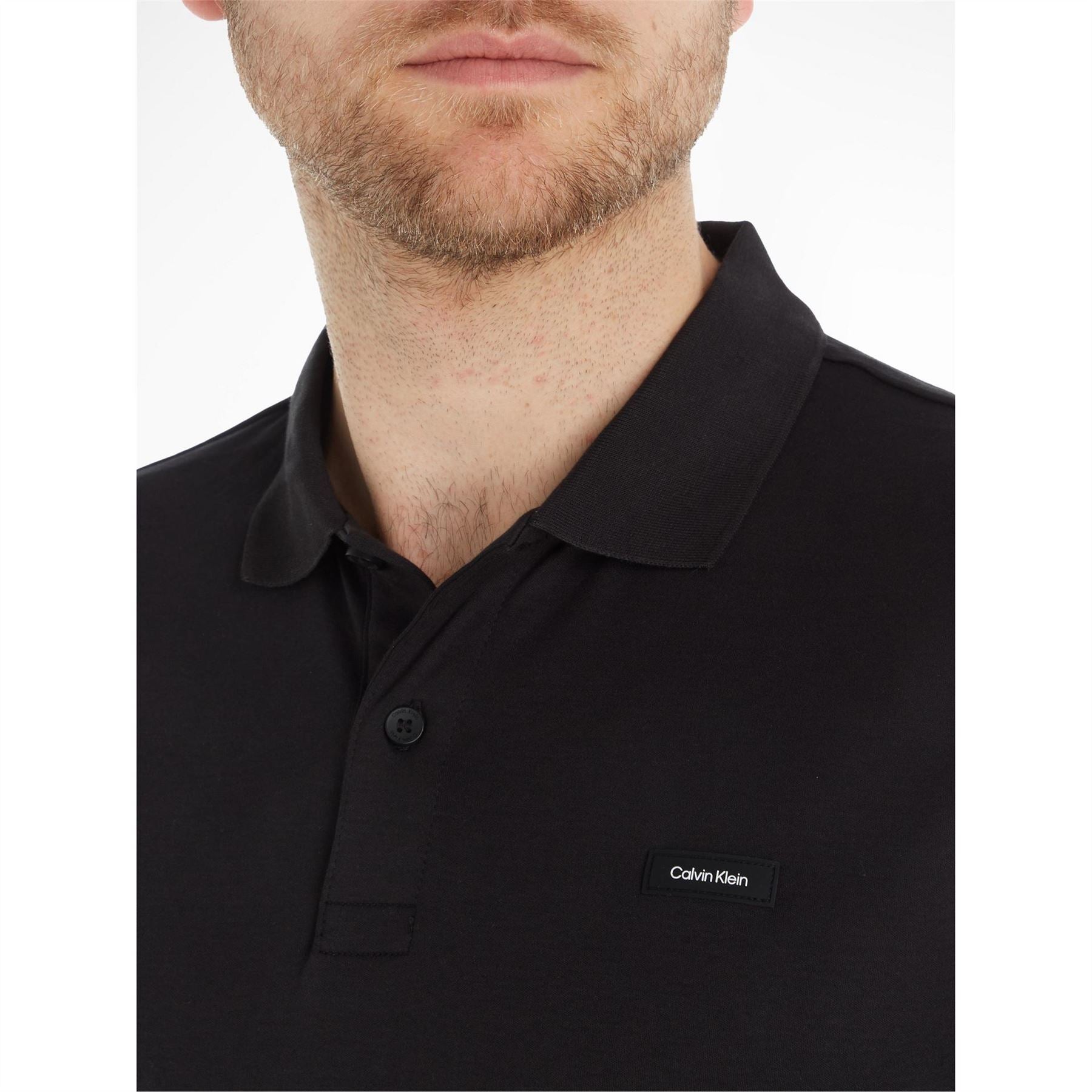 Calvin Klein Liquid Touch Slim Short Sleeve Polo Shirt