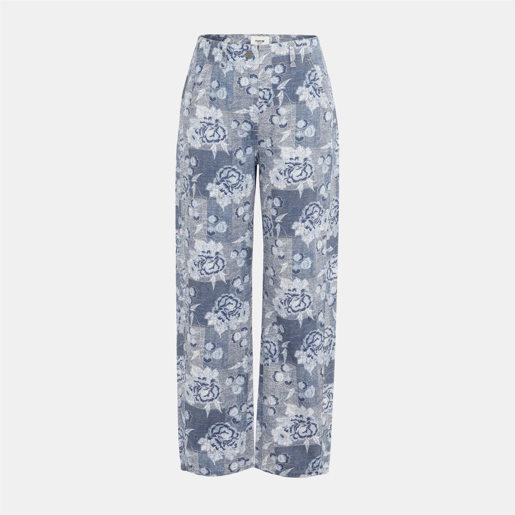 Firetrap Print Jeans Ladies