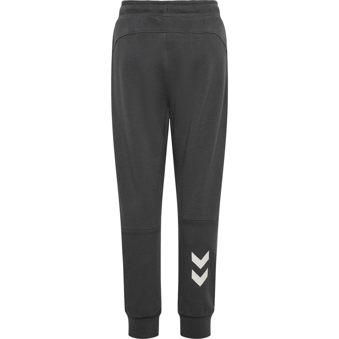Hummel Solid Patterned Joggers with Ribbed Cuff