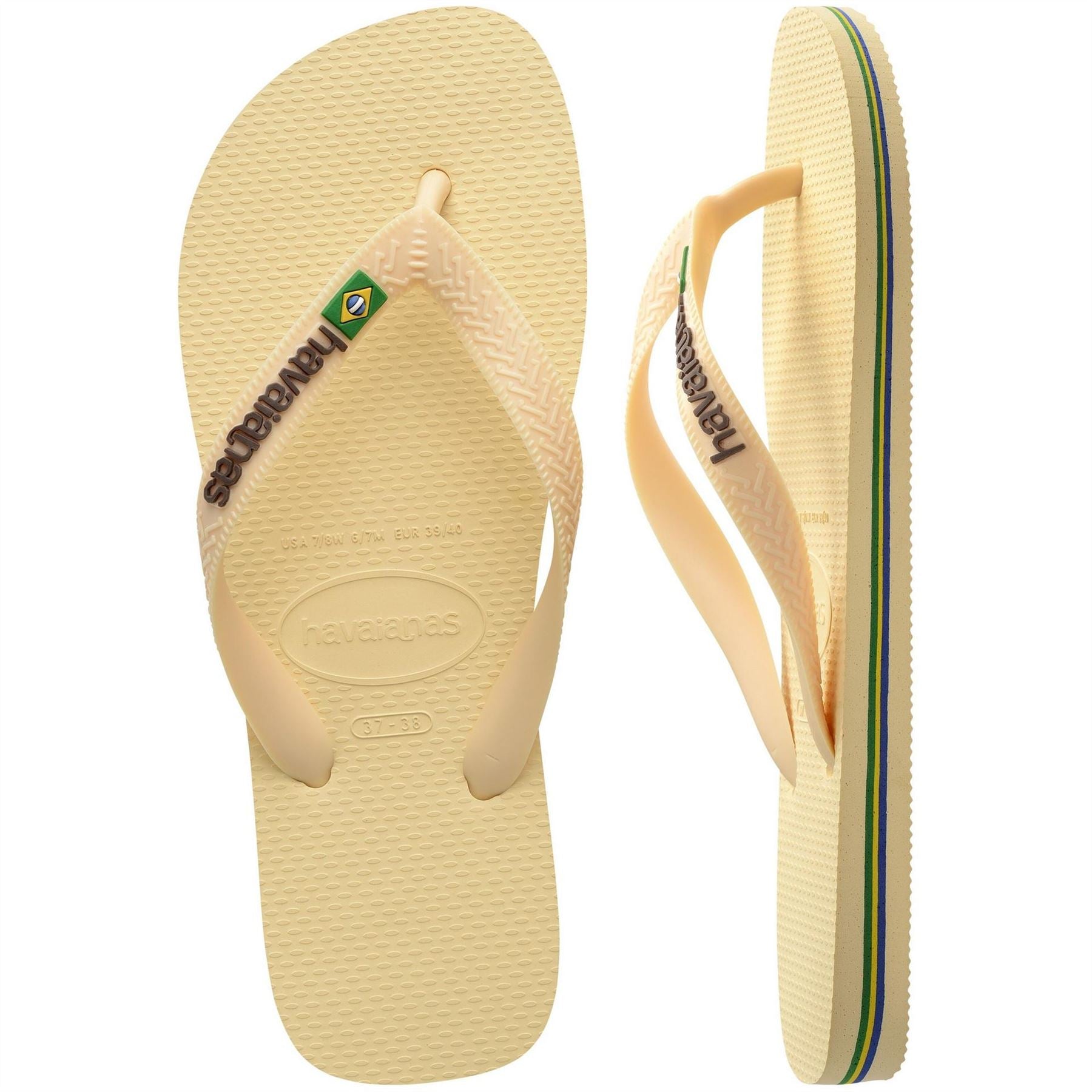 Havaianas Brasil Logo Flip Flops