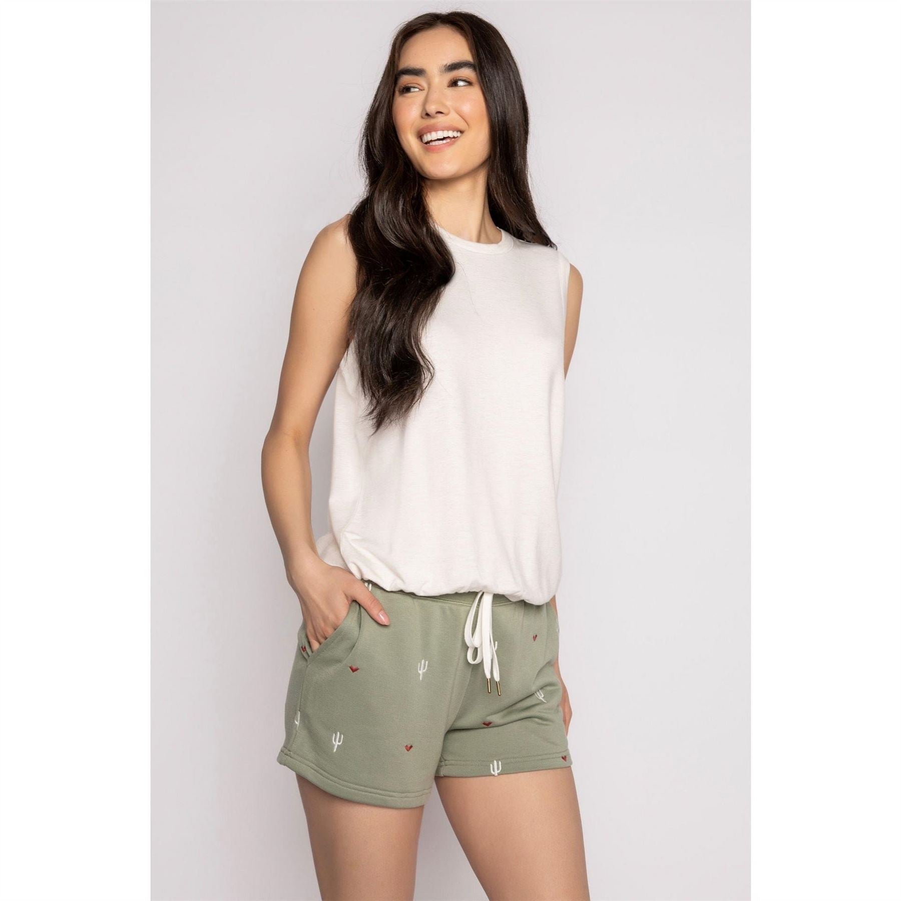 PJ Salvage Salvage Flannel Shorts