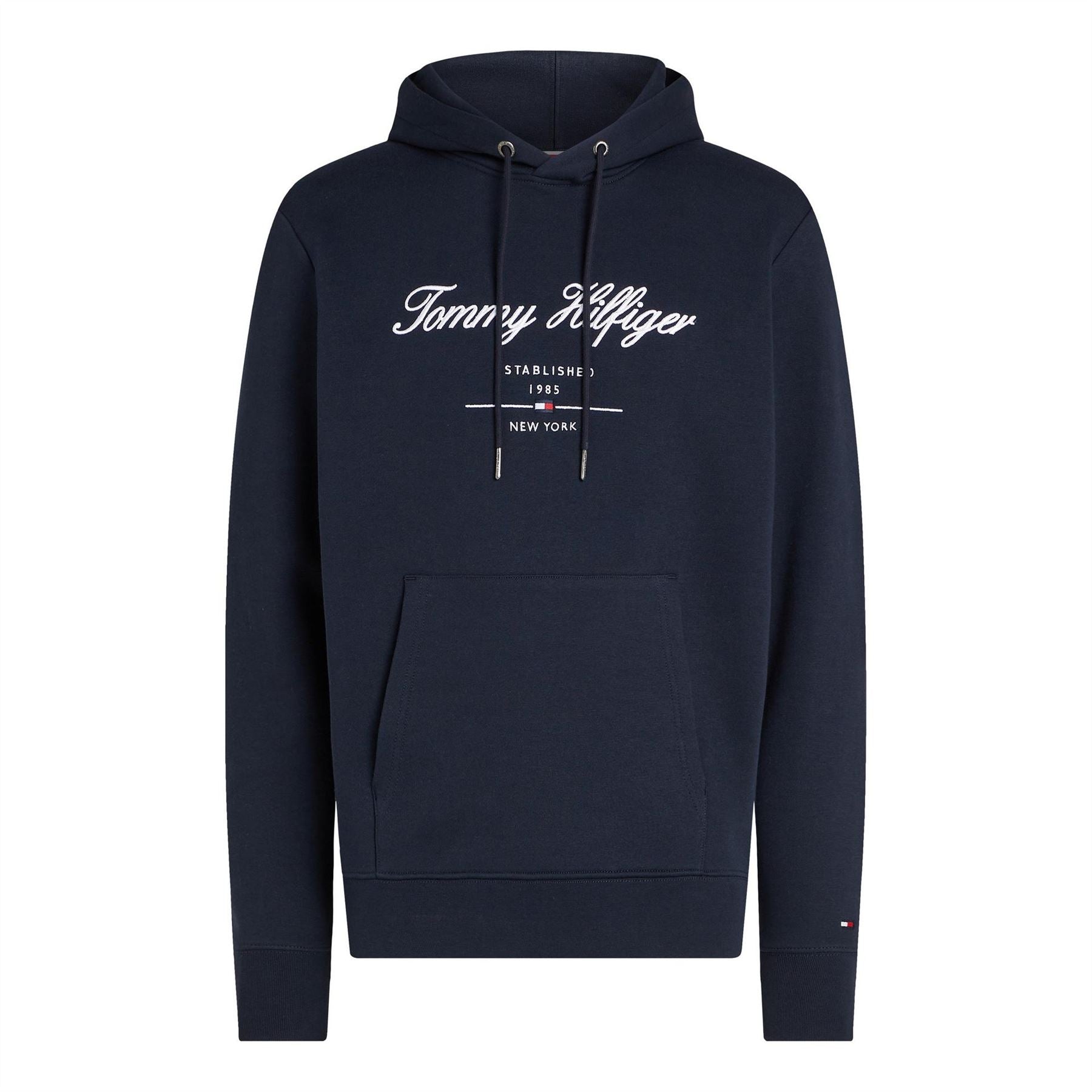 Tommy Hilfiger Hooded Logo Print Regular Fit Sweatshirt