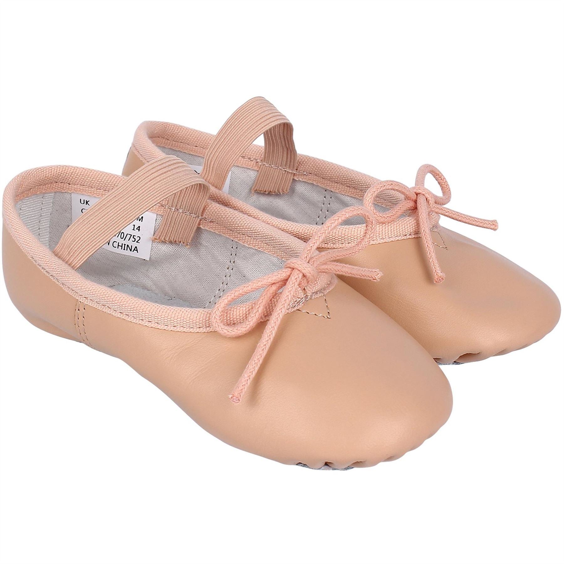 Slazenger Full Sole Leather Ballet Shoe Infant
