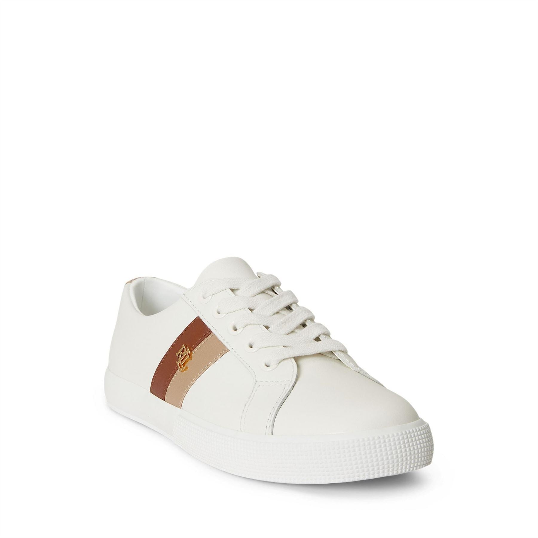 Lauren by Ralph Lauren Janson Leather Court Trainers