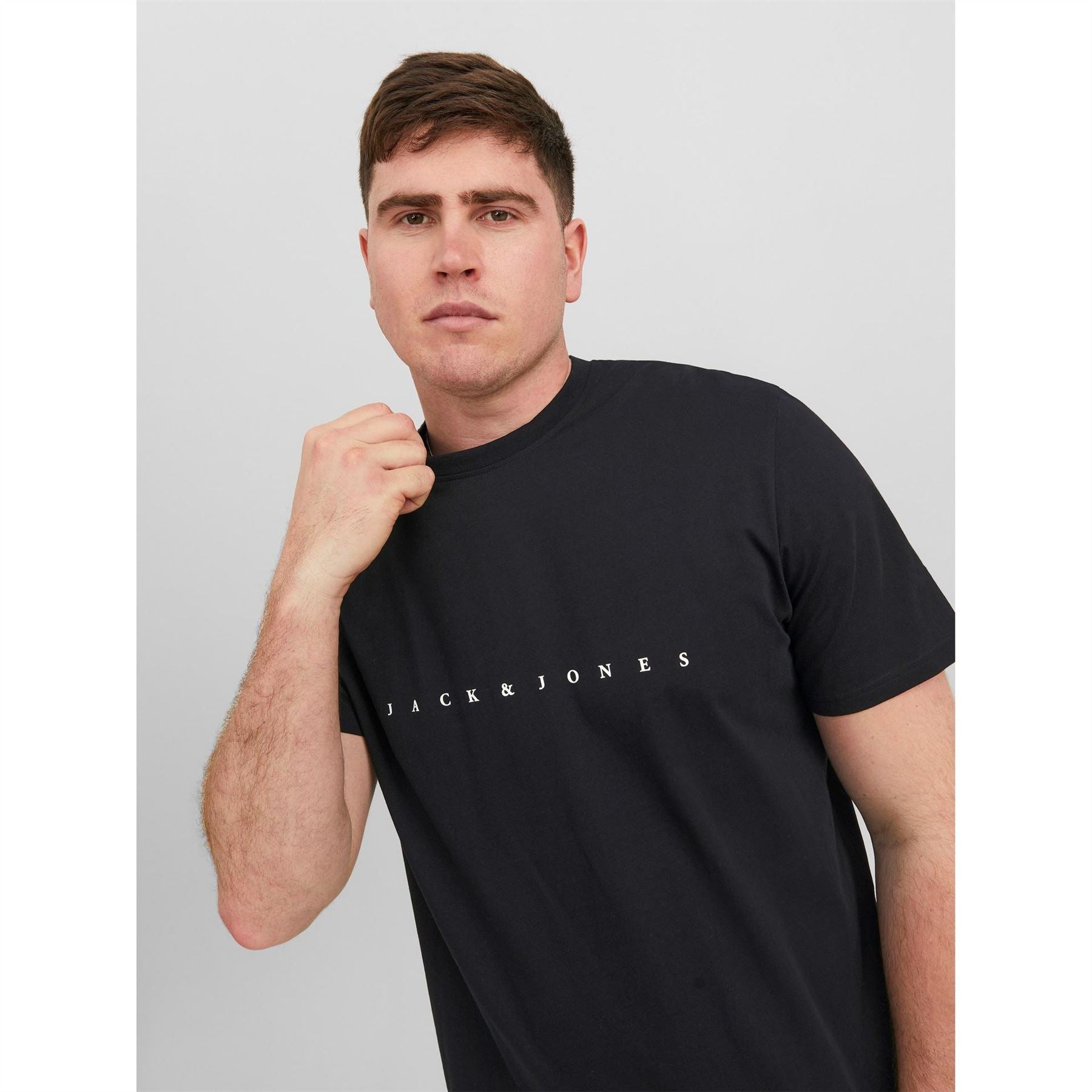 Jack and Jones Mens Star T-Shirt Plus Size