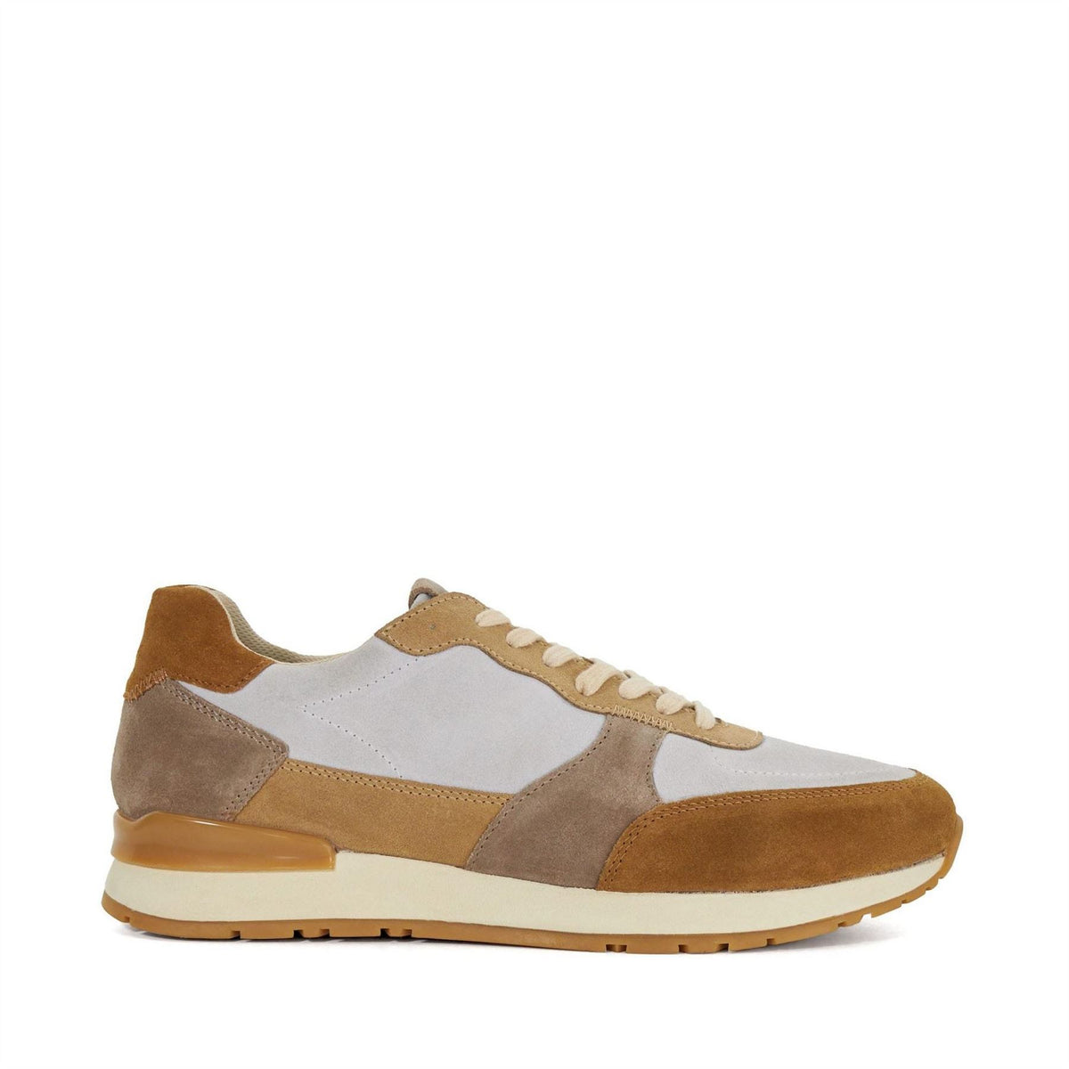 Dune London Treaty Textured Lace Up Trainers