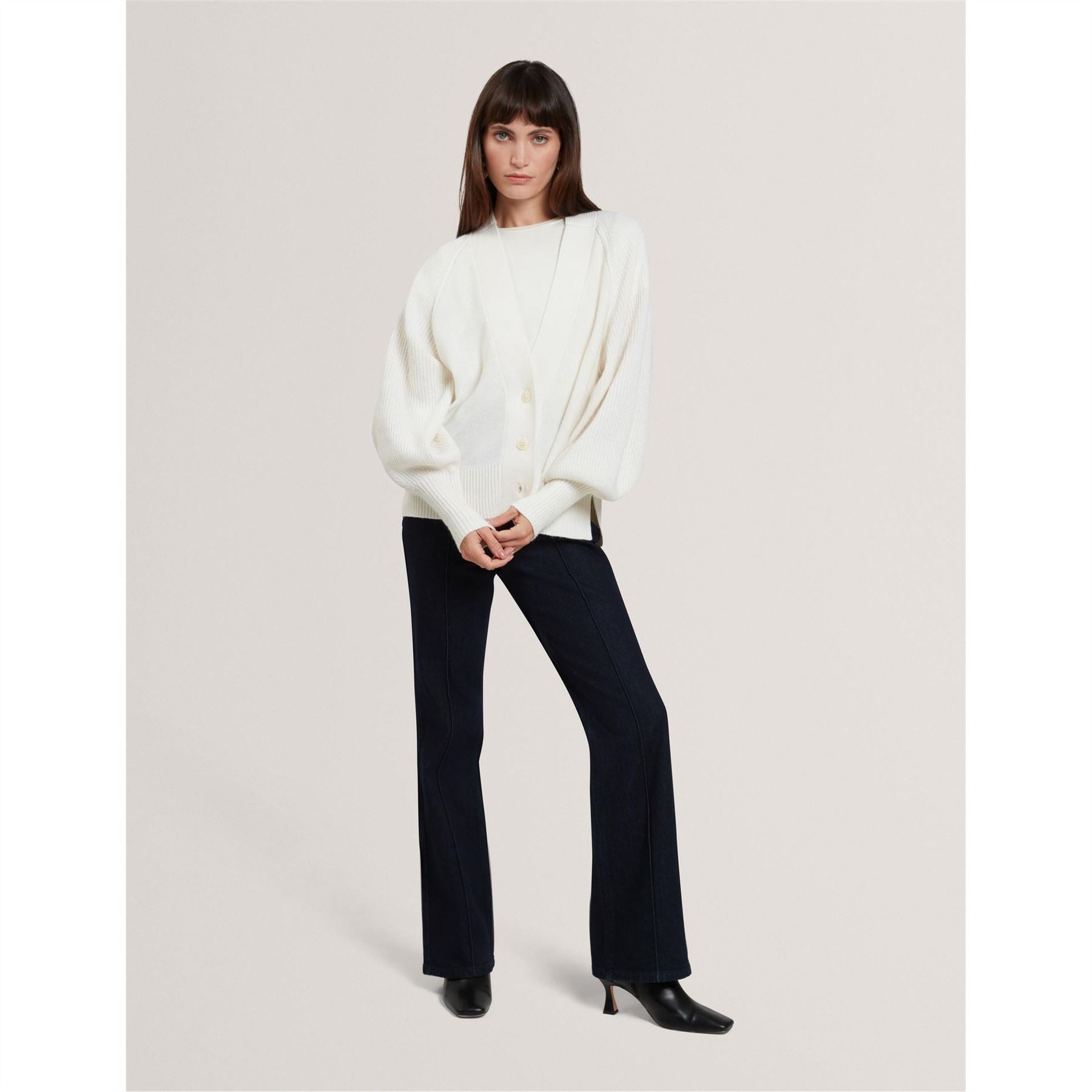 Ted Baker V-Neck Long Sleeve Raglan Sweater