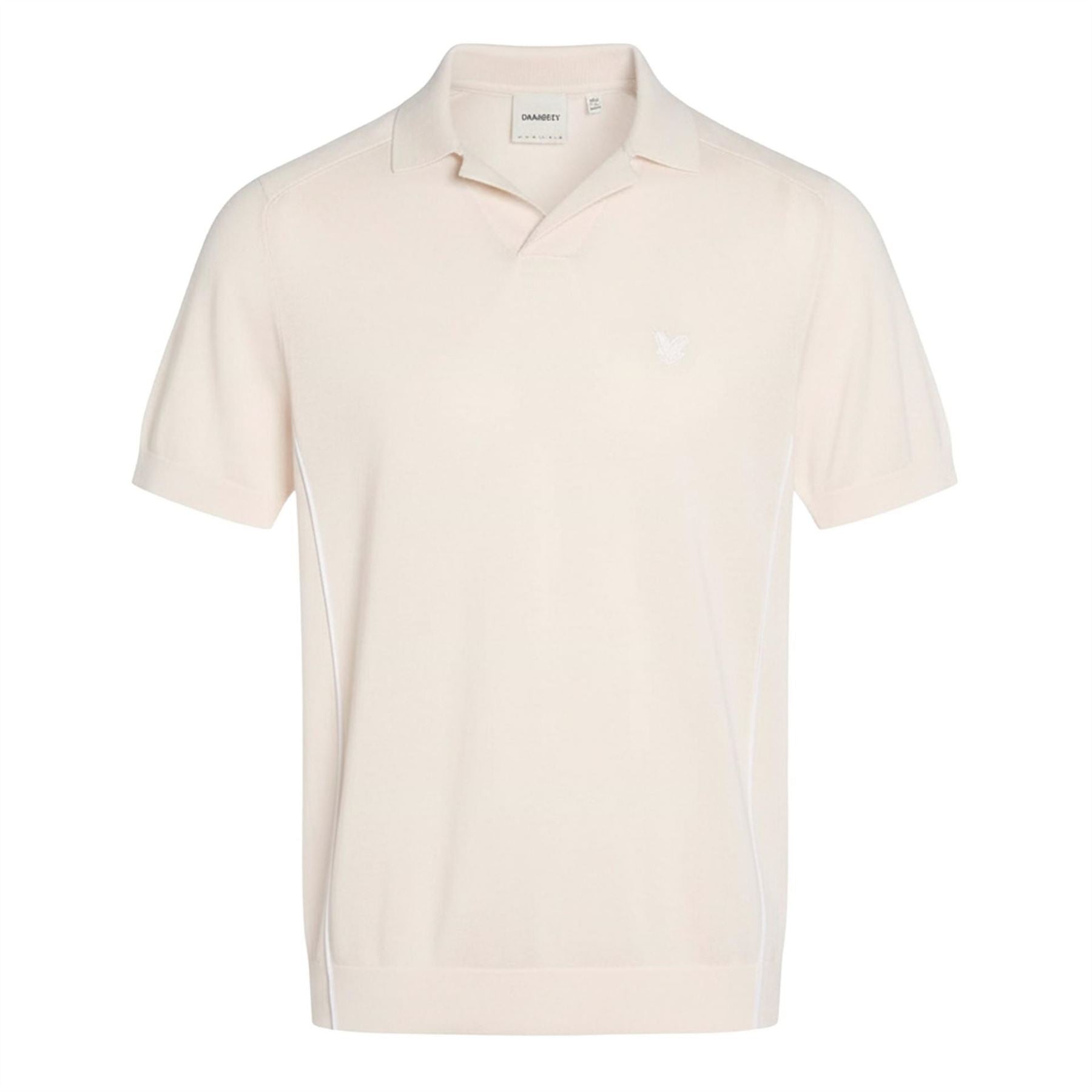 Lyle and Scott Tipped Knitted Polo Shirt