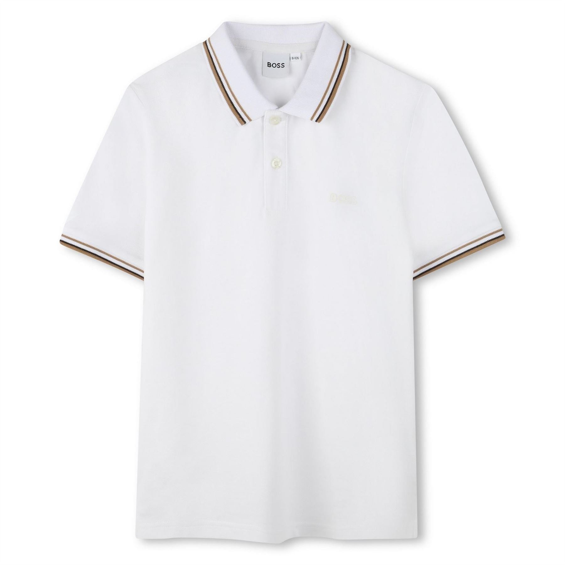 Boss Colour Block Short Sleeve Polo Shirt