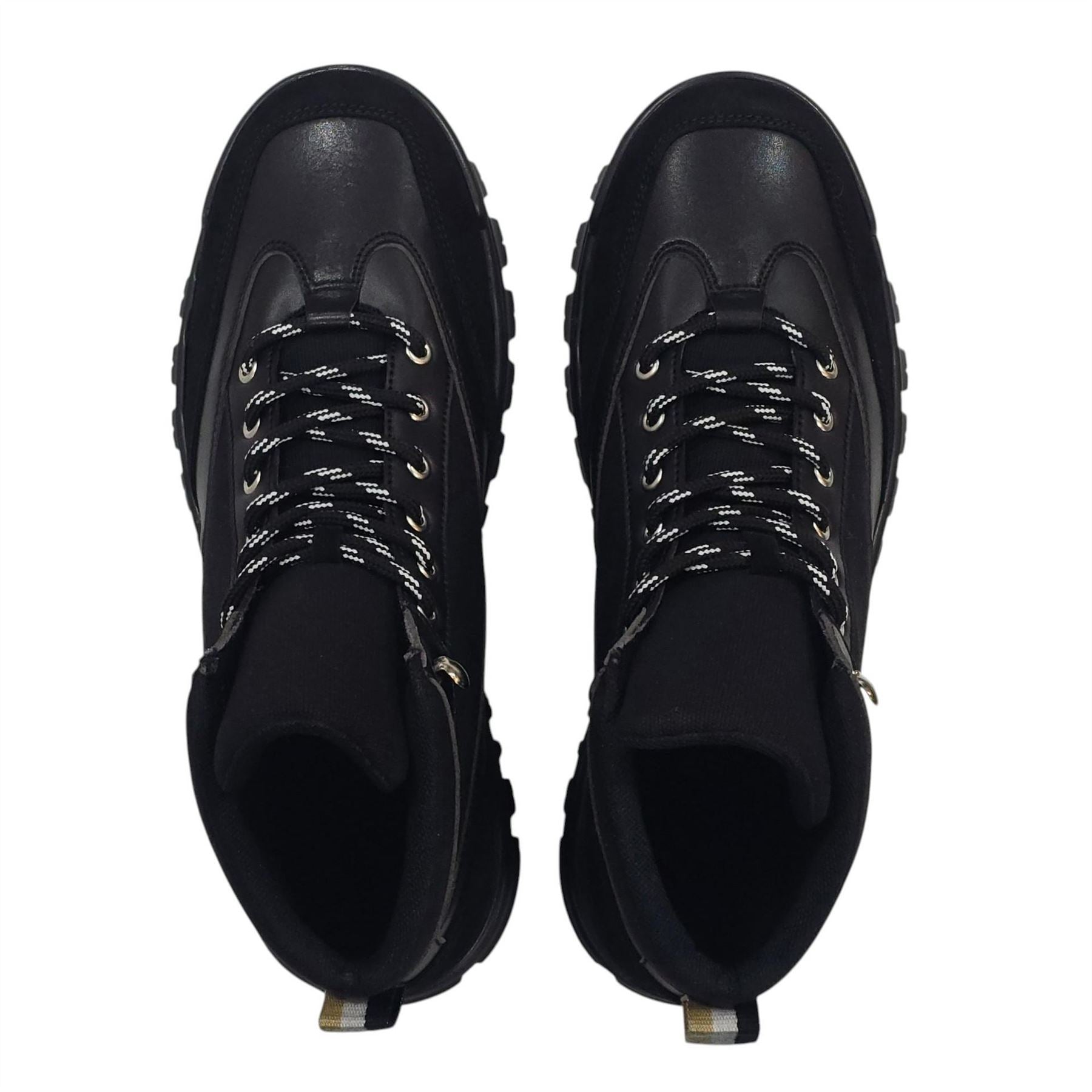 Firetrap Jason Leather Lace Up Hiker Rugged Boots