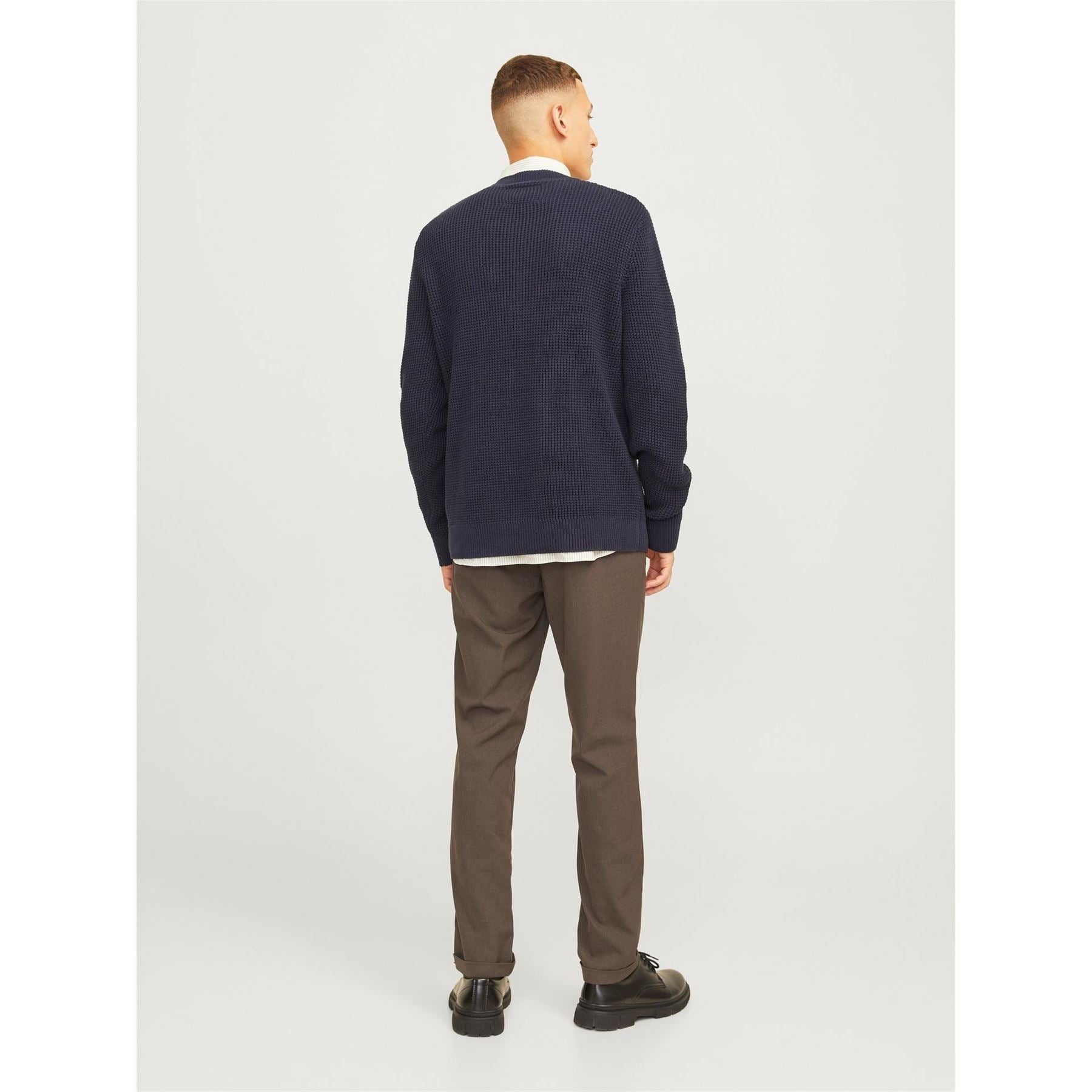 Jack and Jones Connor Slim Cut Roll Up Cuff Chinos