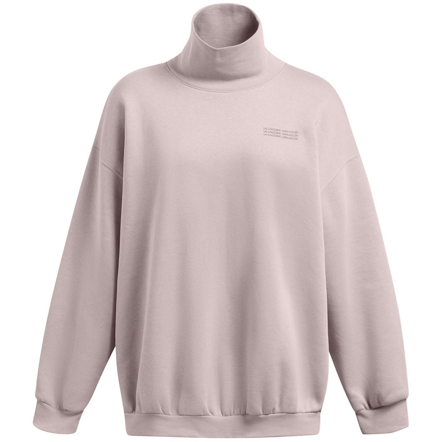 Under Armour Mock Neck Long Sleeve Drop Shoulder Sweater