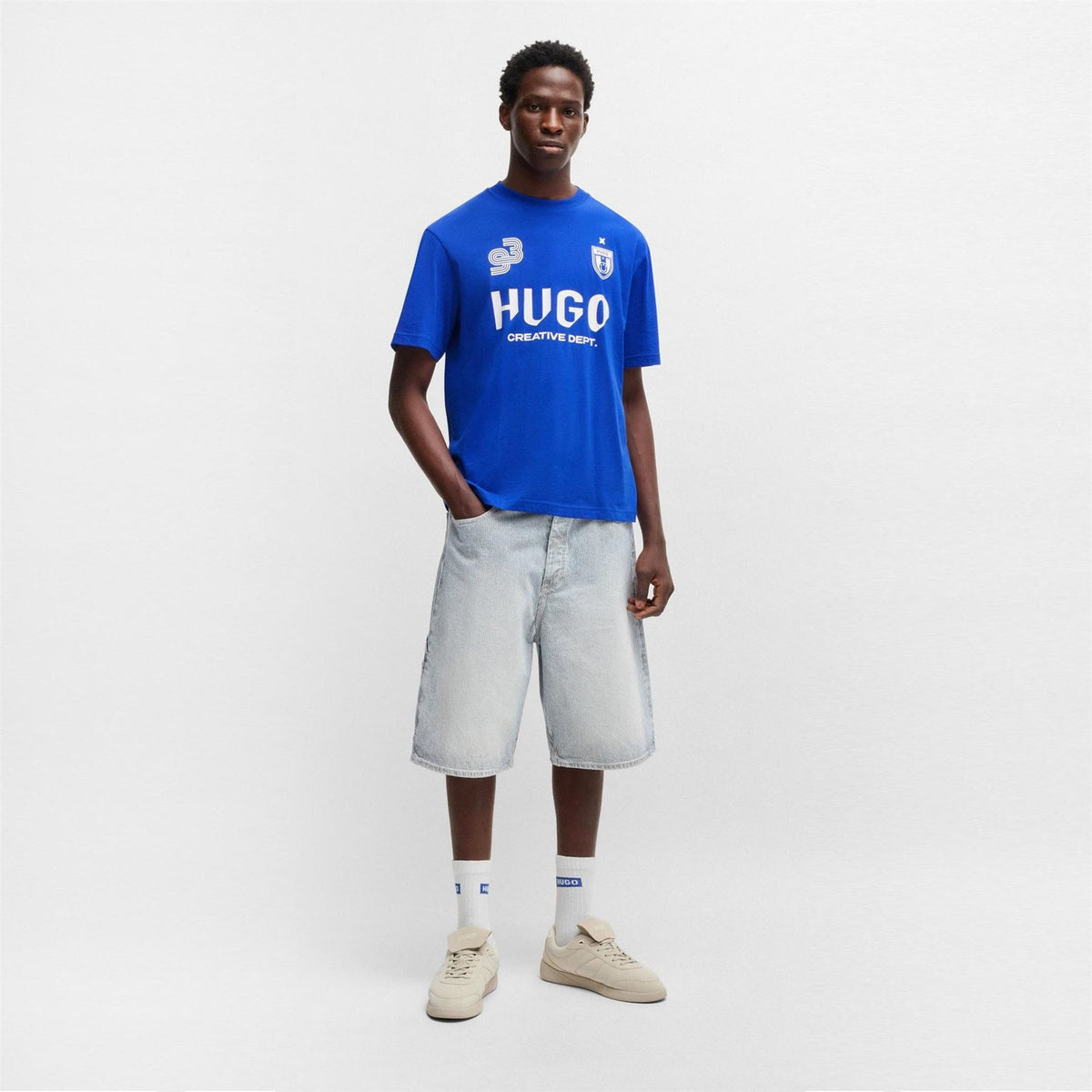 Hugo Large Genie Crew Neck Regular Fit T-Shirt