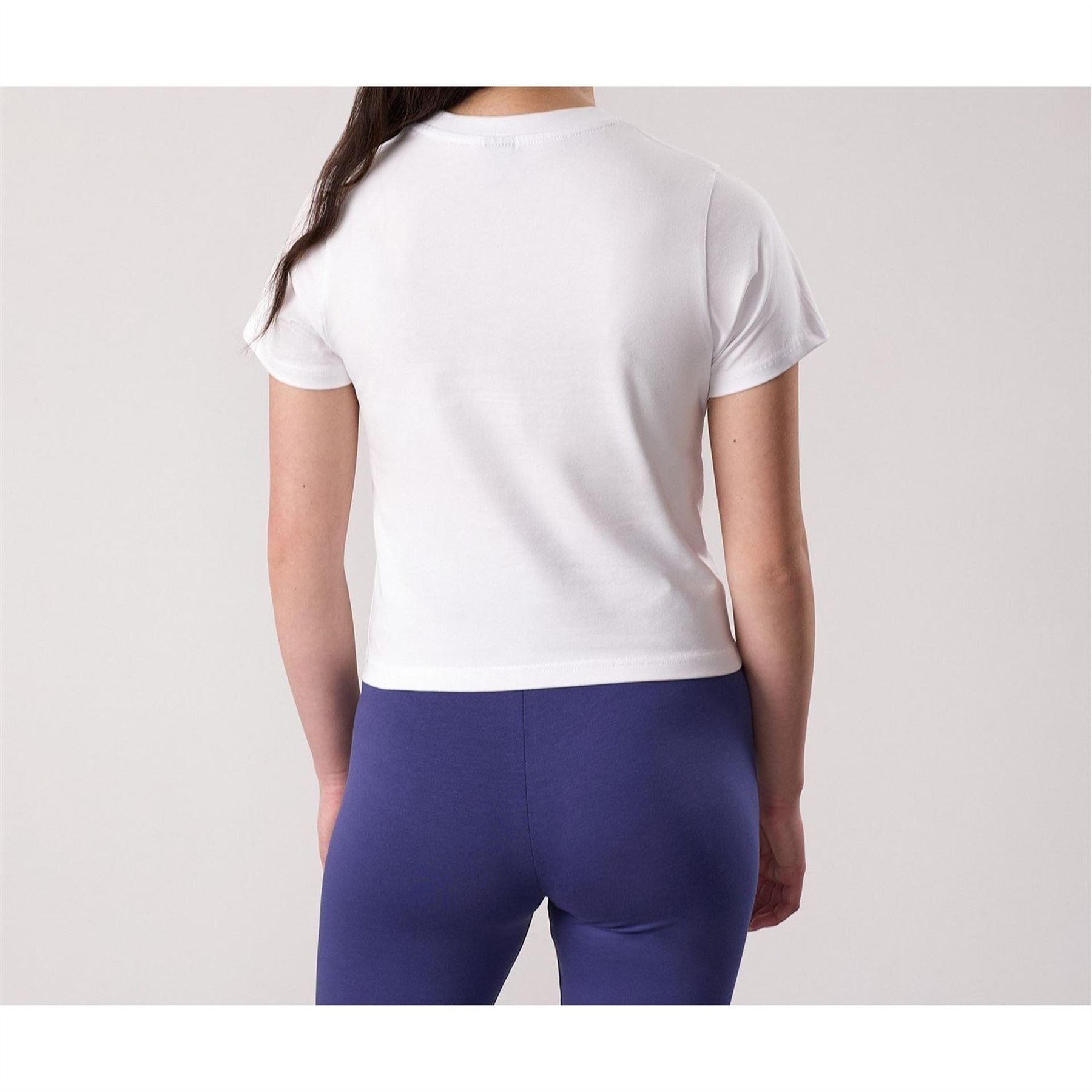 Gym King Gymki Script Jersey Fitted White T-Shirt