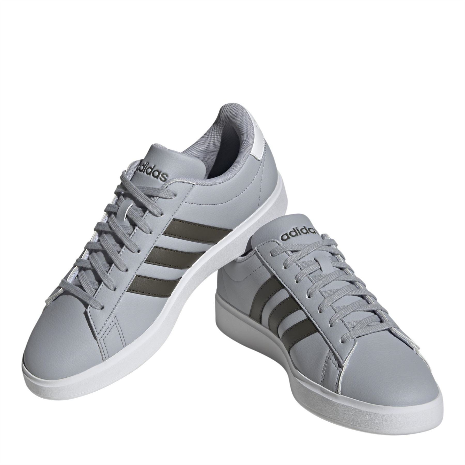 adidas Grand Court 2.0 Lace-Up Low Top Sneakers