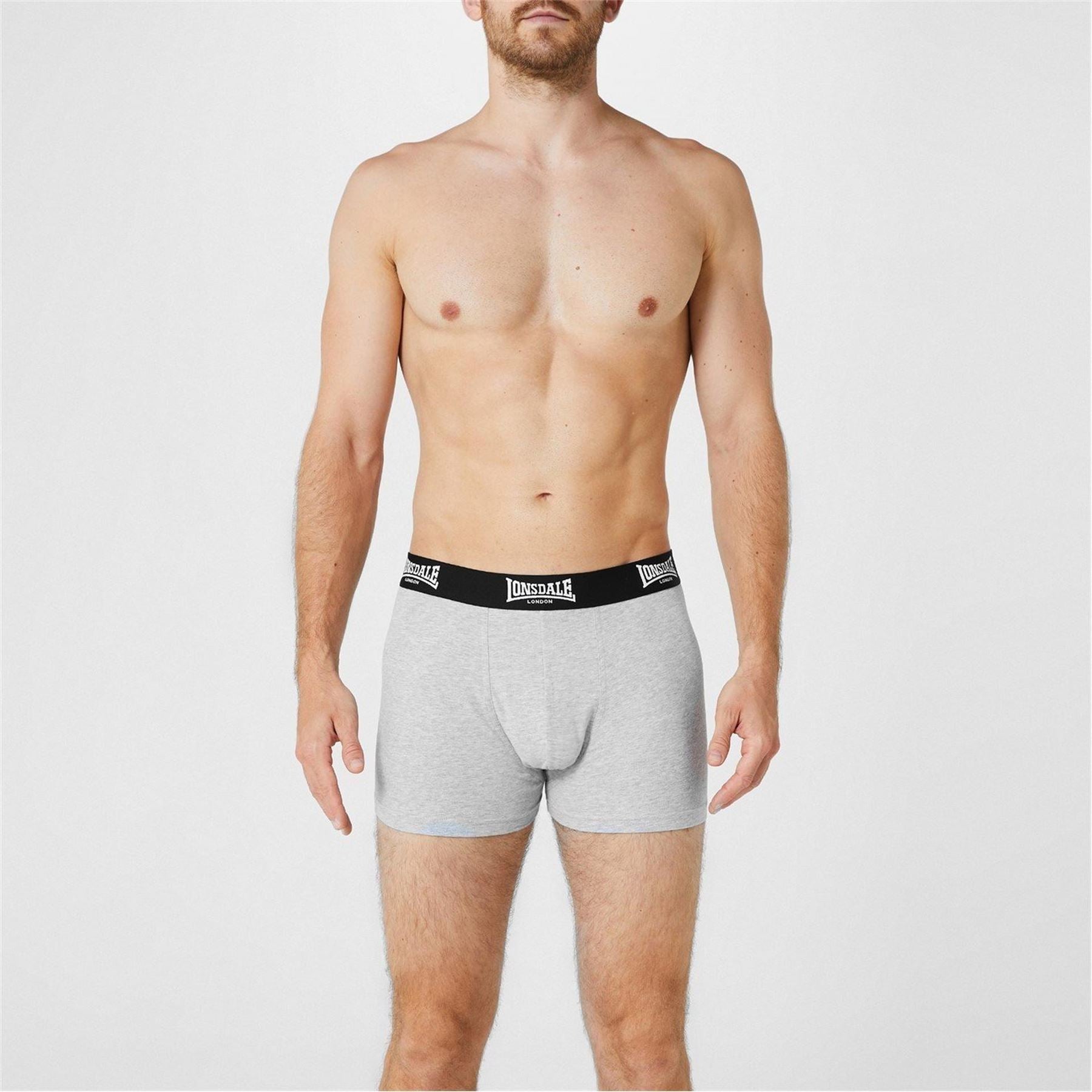 Lonsdale Mens 2 Pack Trunk