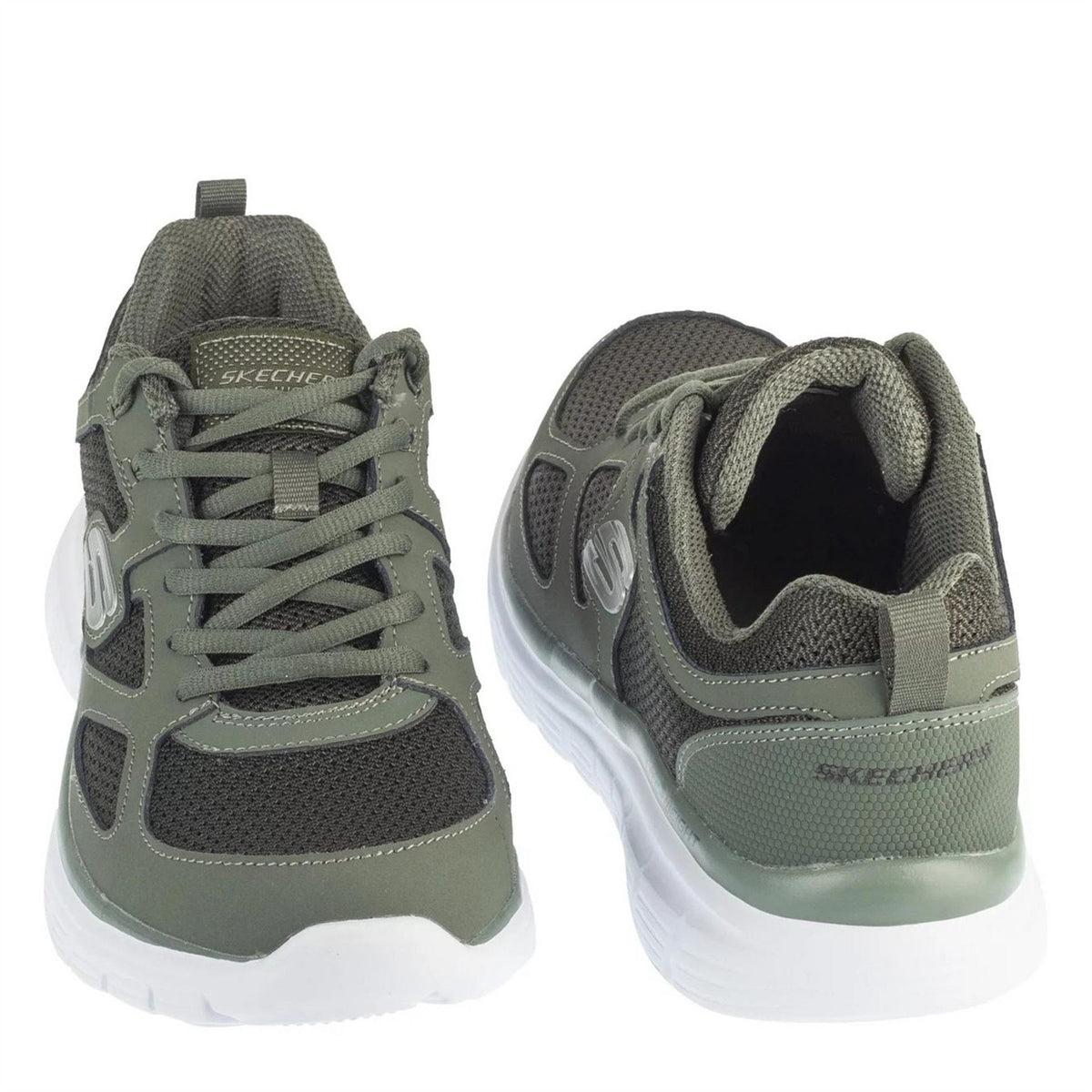 Skechers Mens Flex Burns Agoura Trainers