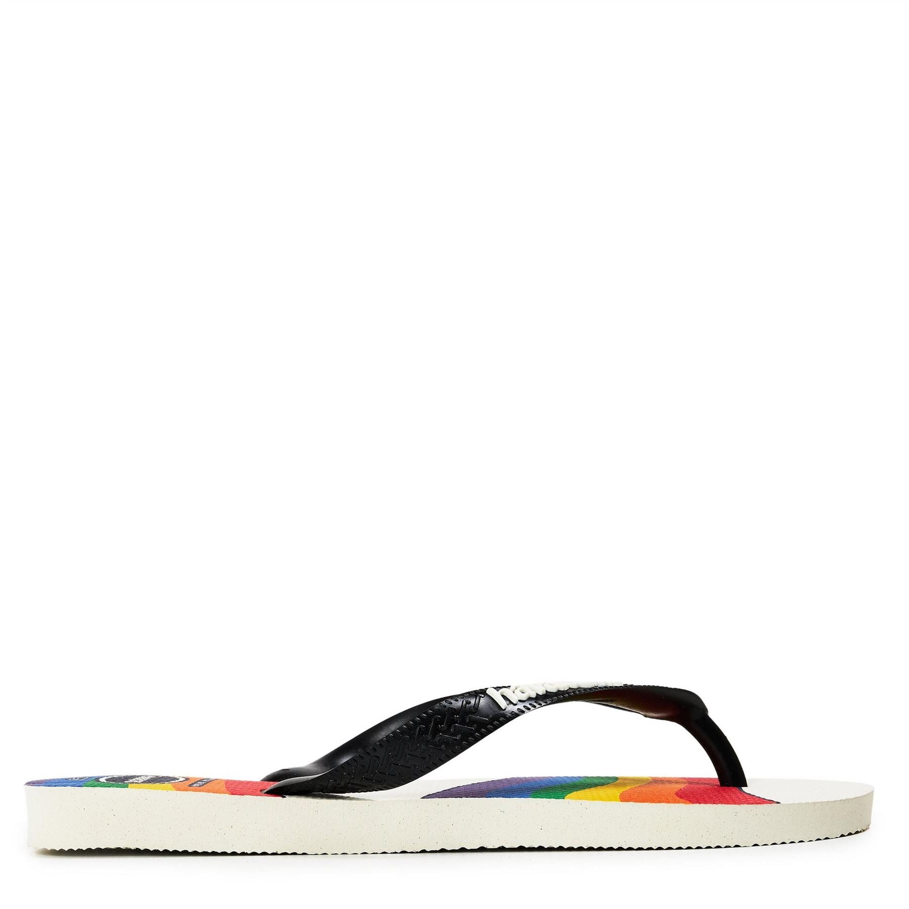 Havaianas Top Pride White Black 43 44 Flip Flops Unisex Adults
