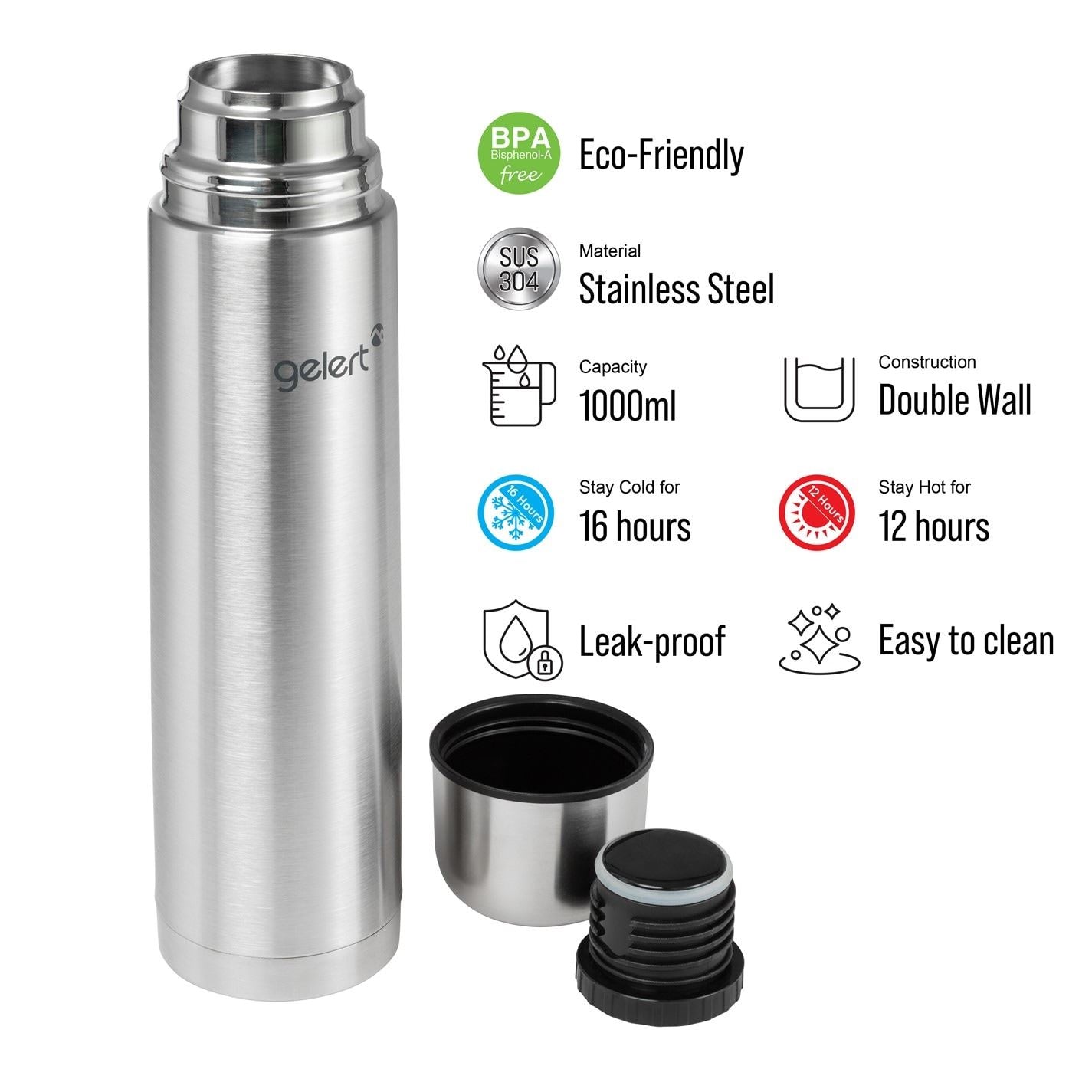 Gelert 1l Insulated Flask