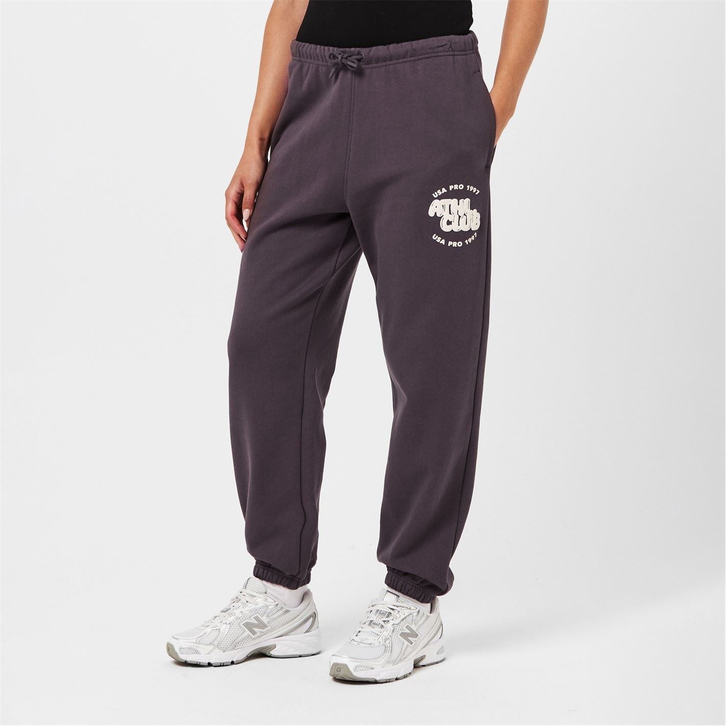 USA Pro Lettering Graphic Joggers with Logo