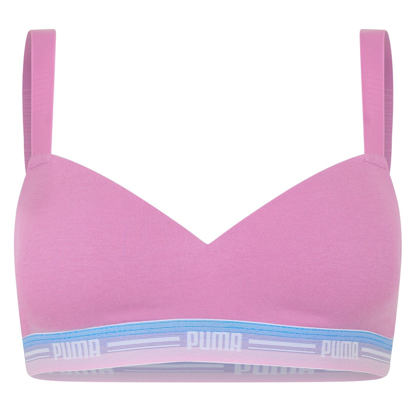 Puma V-Neck Snug Fit Cropped Bra