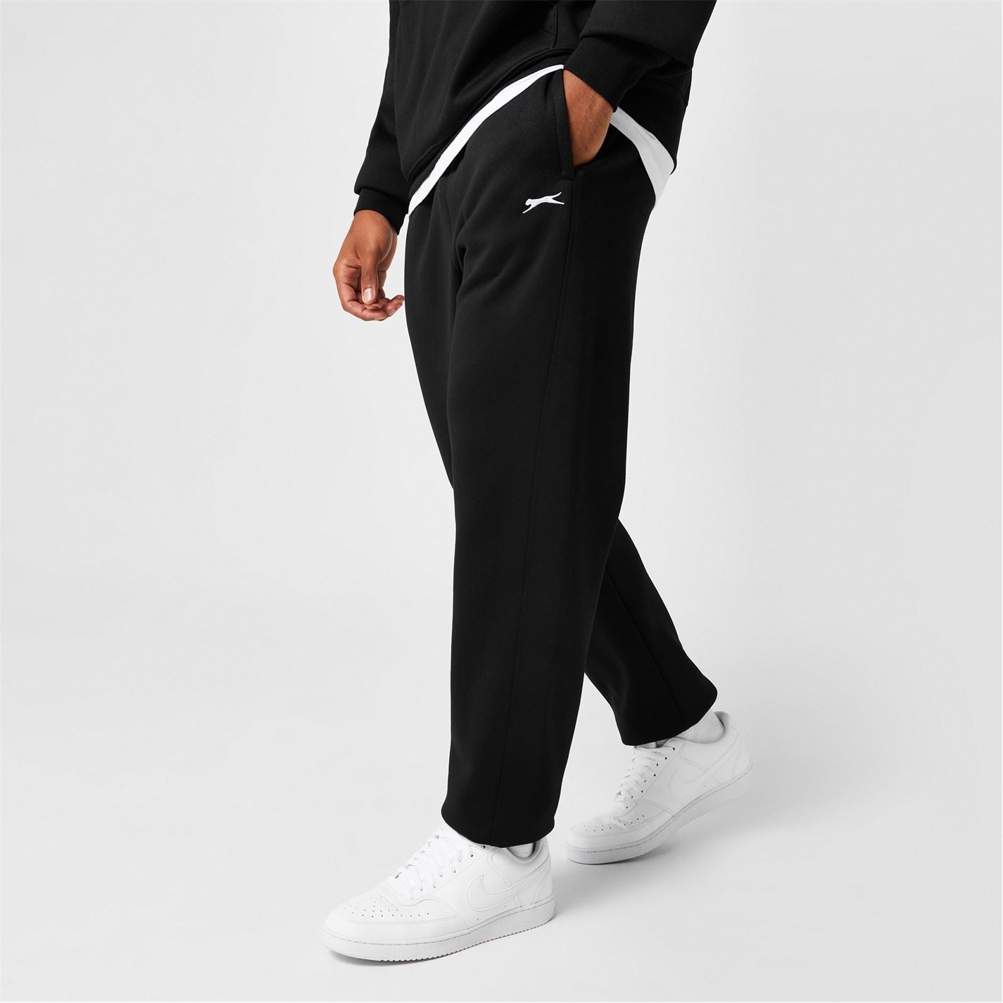 Slazenger Mens Open Hem Fleece Pants