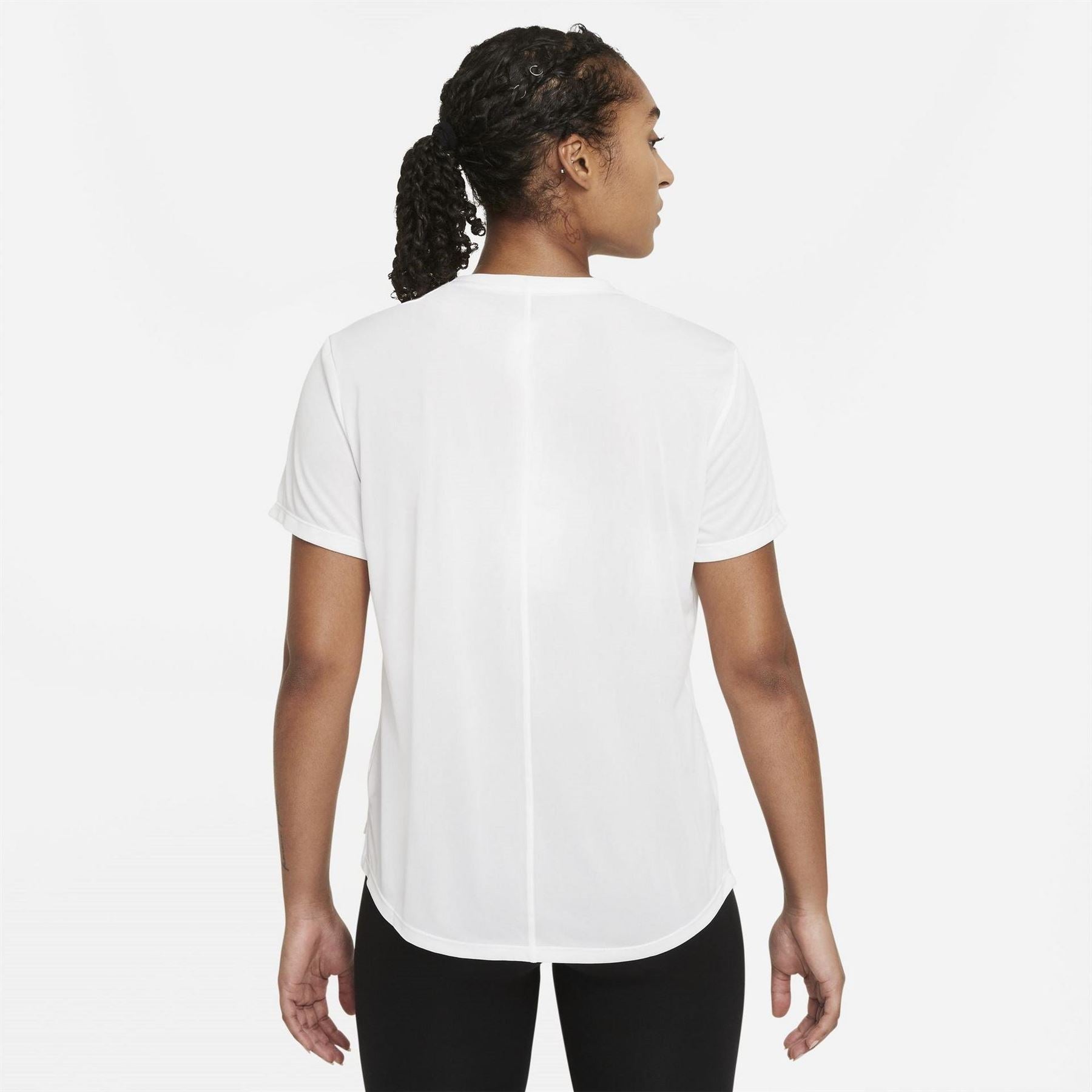 Nike Womens Dri Fit One Standard Fit Short Sleeve Top