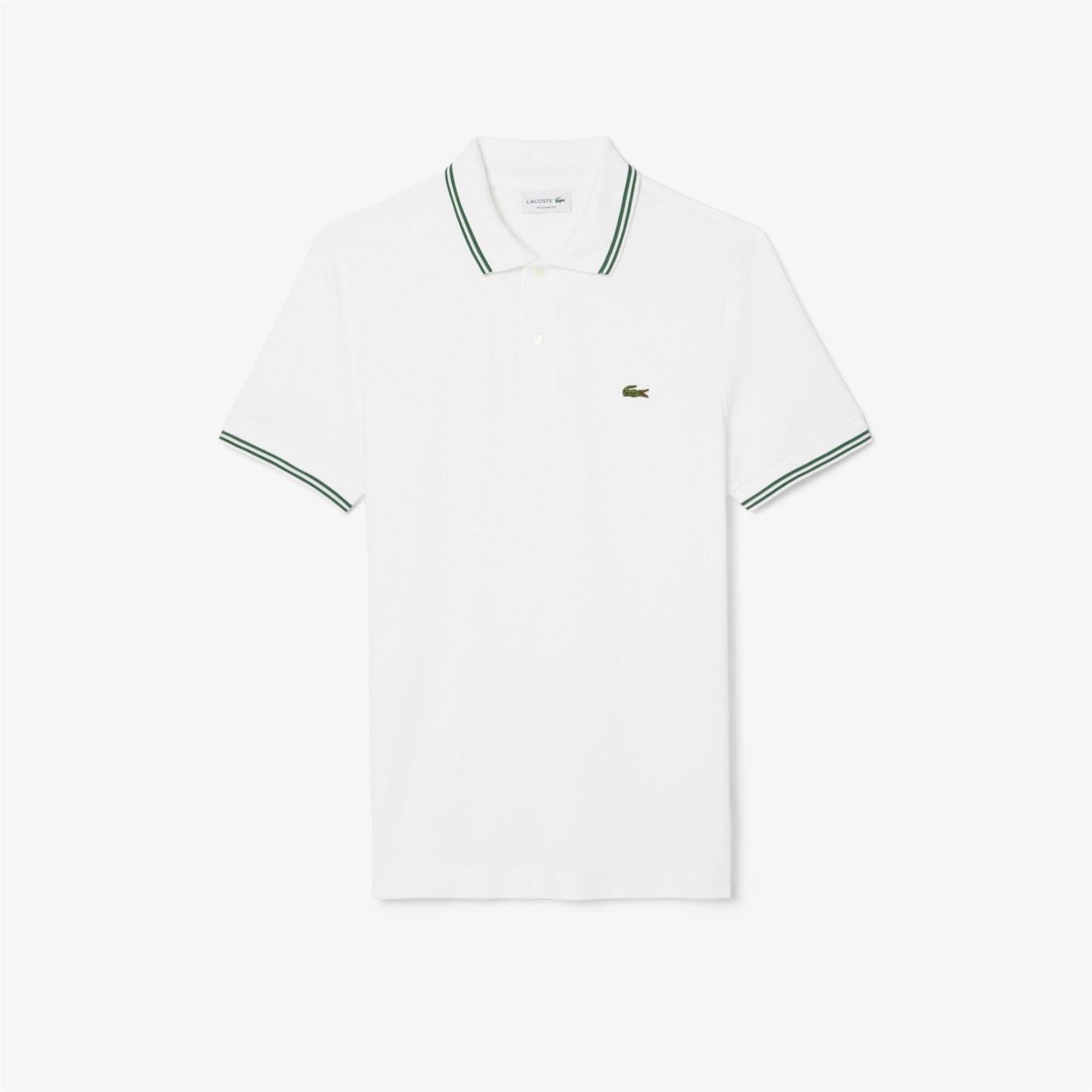 Lacoste Regular Fit Crocodile Print Polo