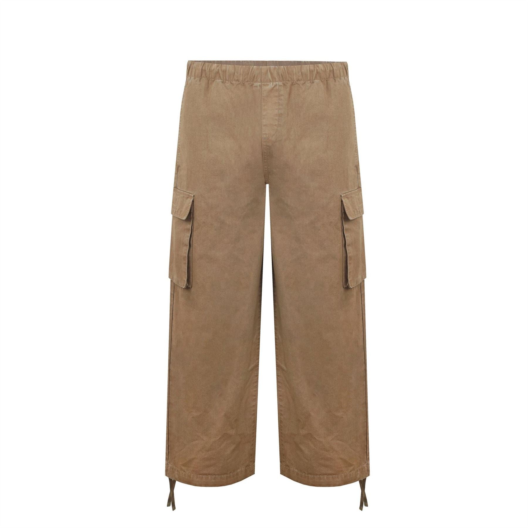 SoulCal Elastic Cuff Straight Leg Cargo Joggers with Tie Hem