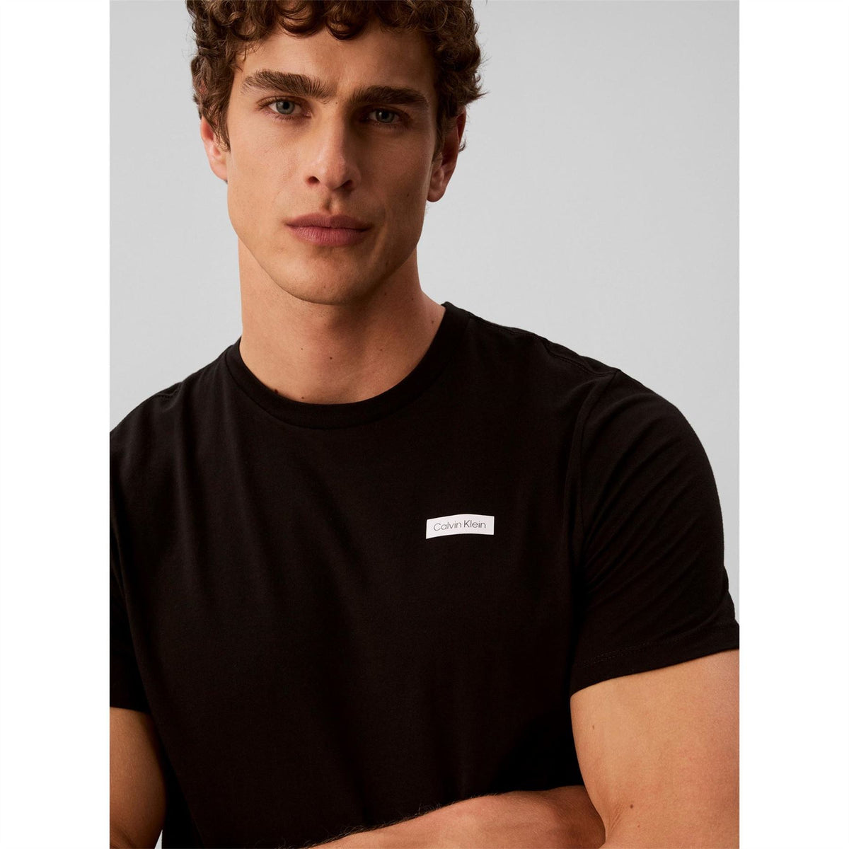 Calvin Klein Short Sleeve Cotton Crew Neck Pyjama Top