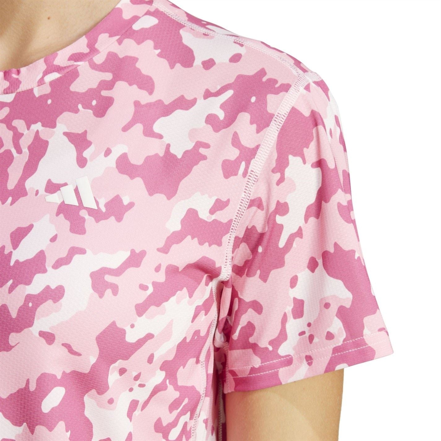 adidas Womens Camo Print T-Shirt