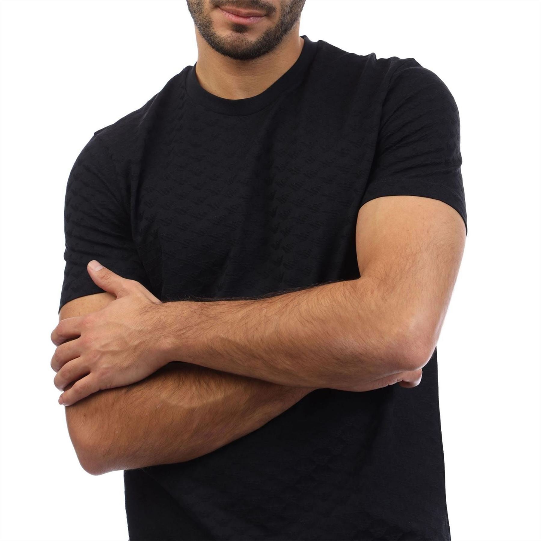 Emporio Armani Over Jacquard Eagle T-Shirt