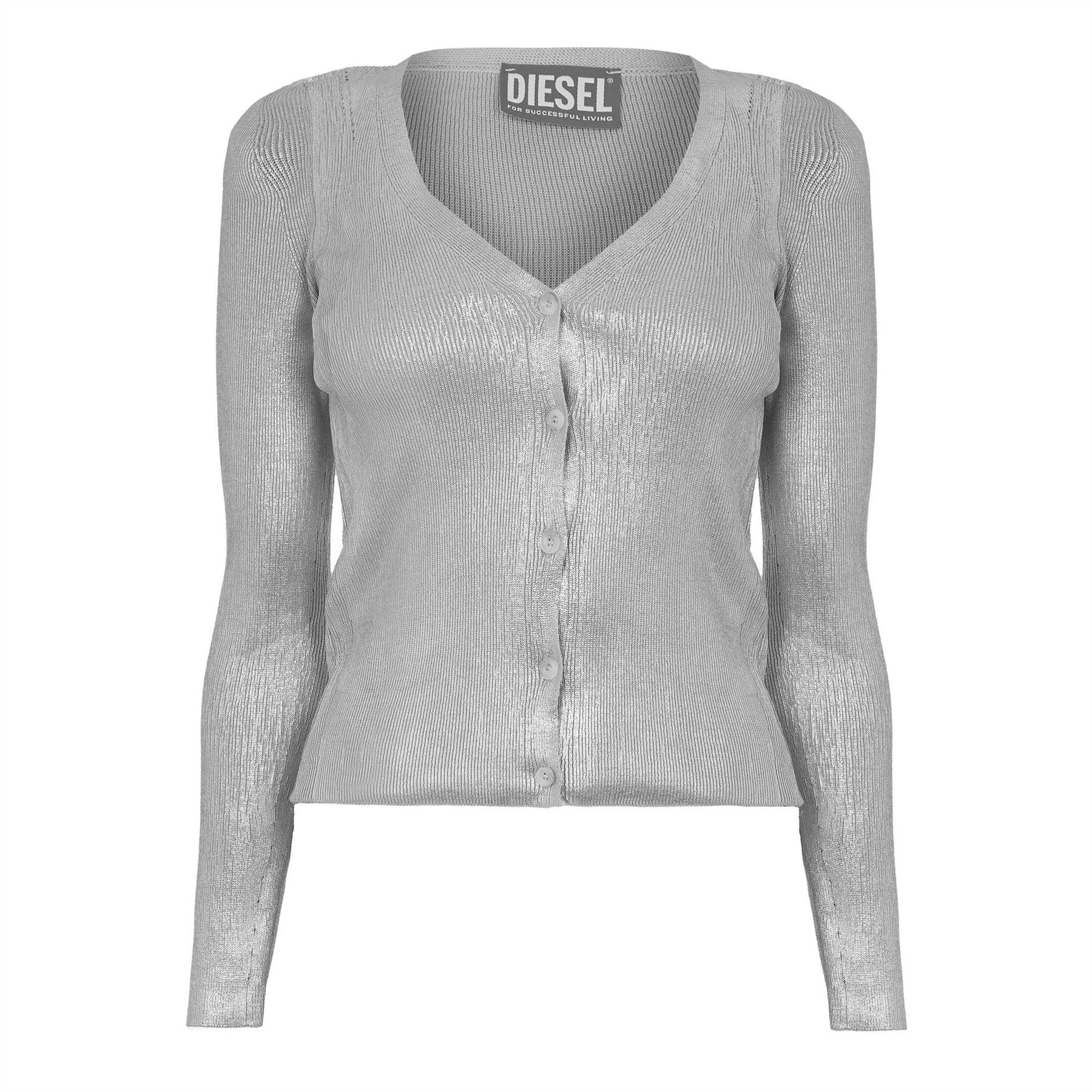 Diesel Isotta V-Neck Long Sleeve Regular Fit Sweater