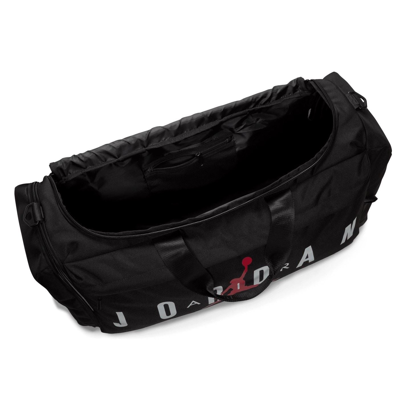 Air Jordan Graphic Print Duffle Bag with Logo