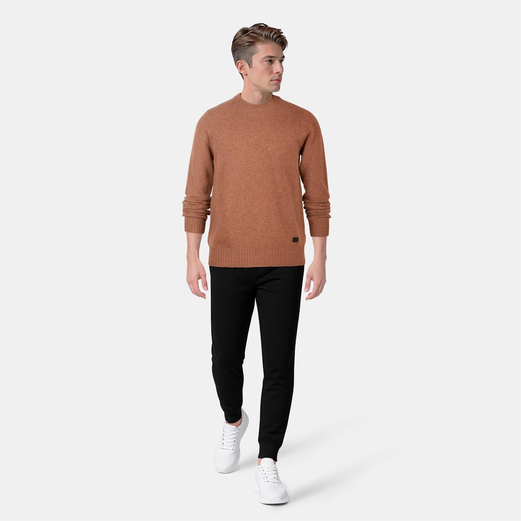 Lyle and Scott Crew Neck Regular Fit Long Sleeve Sweater