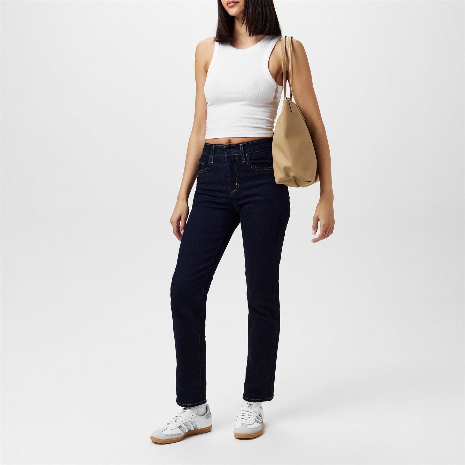 Levis High Rise Straight Jeans