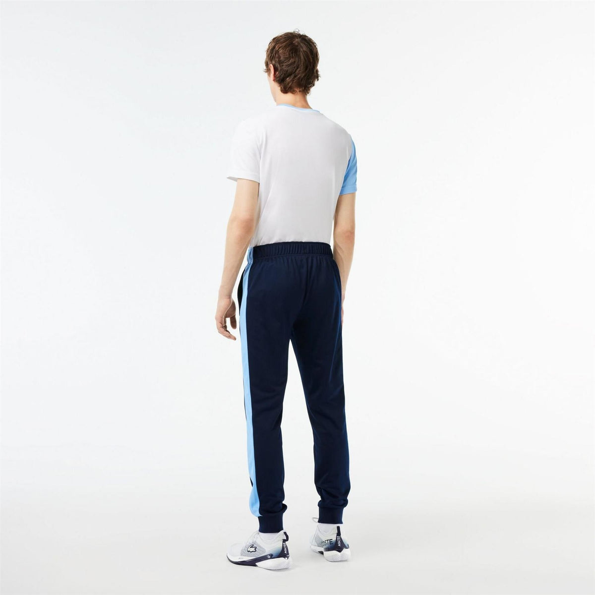 Lacoste Vertical Logo Color Block Slim Cut Track Pants