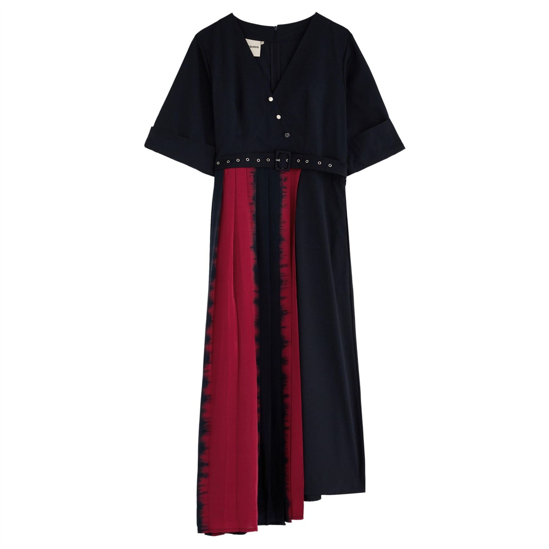 Lovebirds Pleated Carve Dress