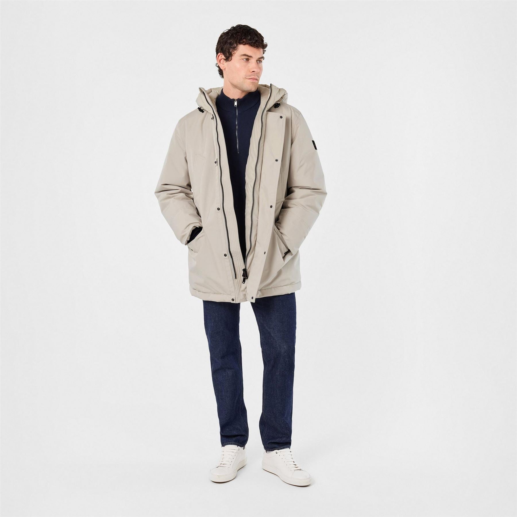 Boss Osias Water Repellent Insulated Relaxed Fit Parka