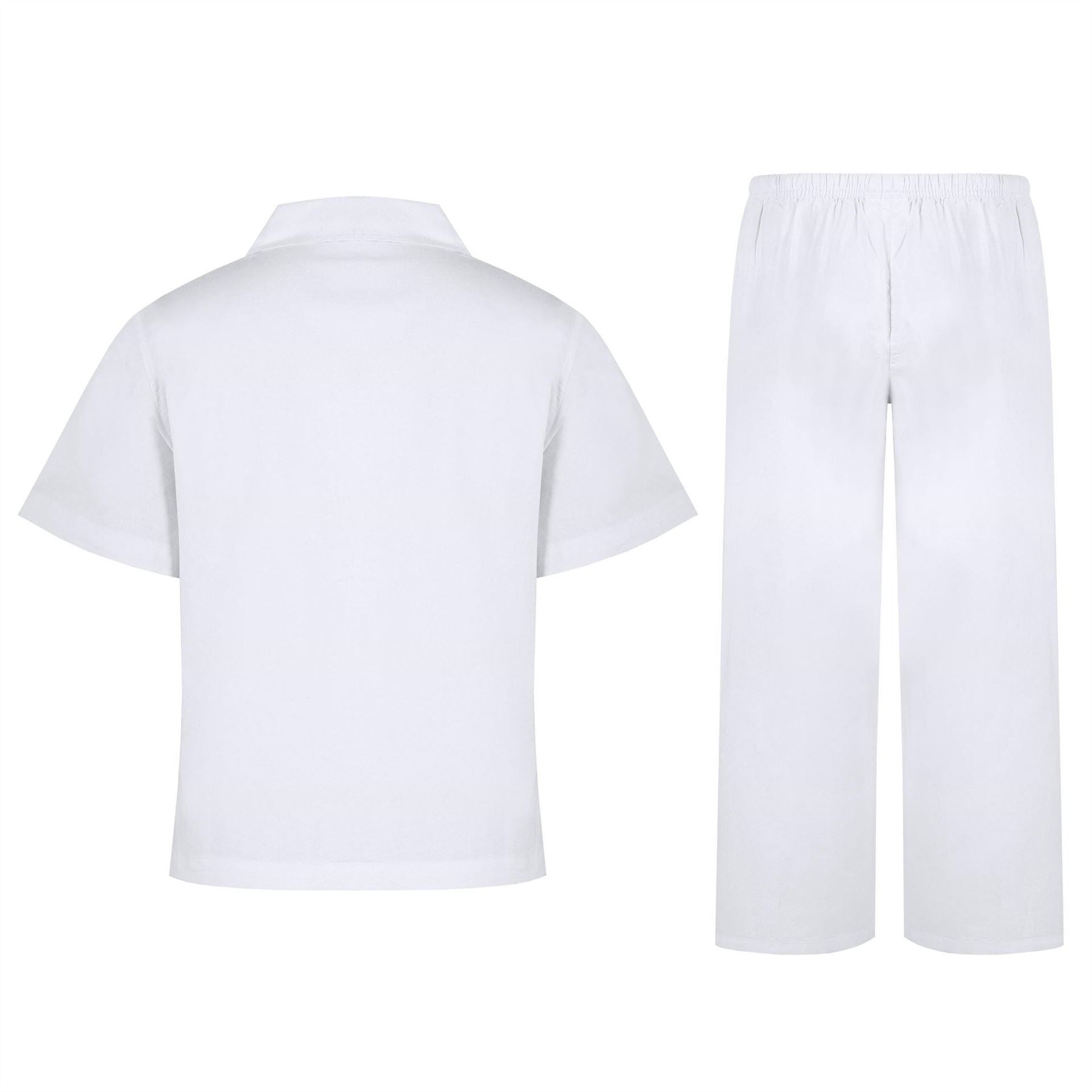 Miso Collared Neck Short Sleeve Shirt Casual Set