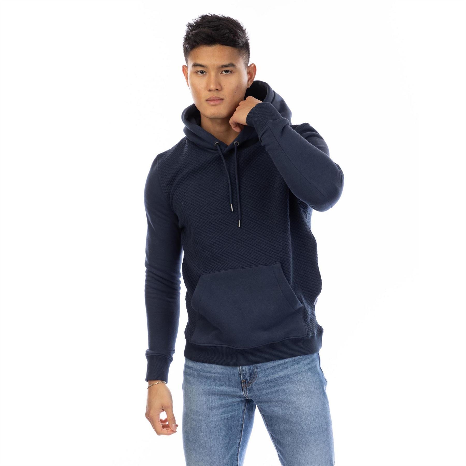 Peter Werth Hooded Neck Kangaroo Pocket Sweatshirt