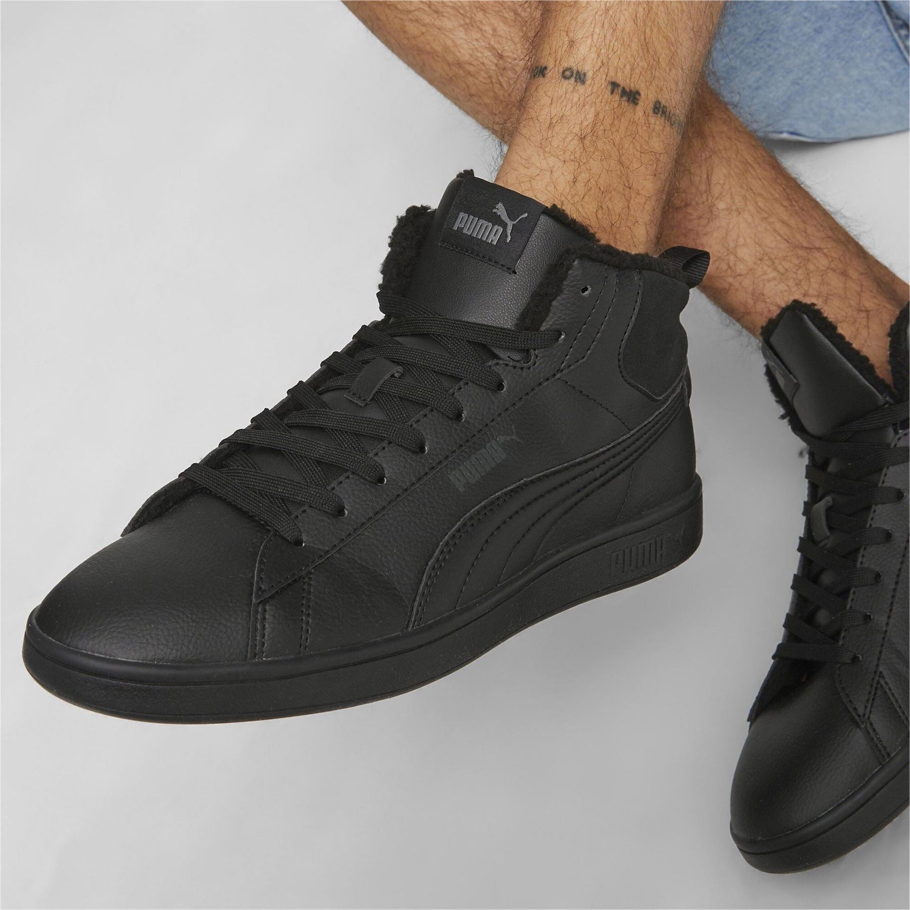 Puma Smash 3.0 Mid Water Resistant Low Top Trainers