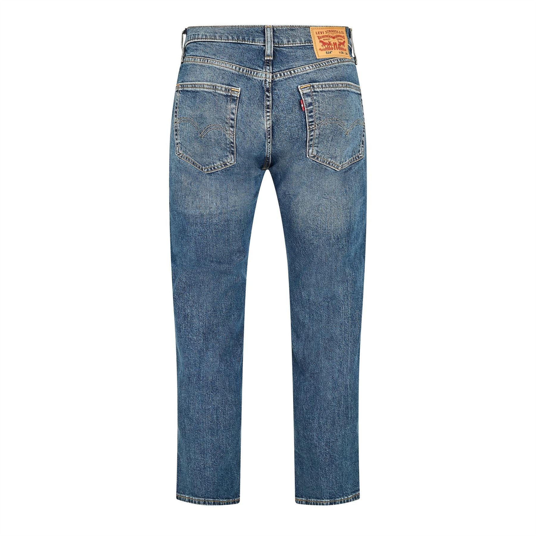 Levis 514 Five Pocket Straight Leg Jeans