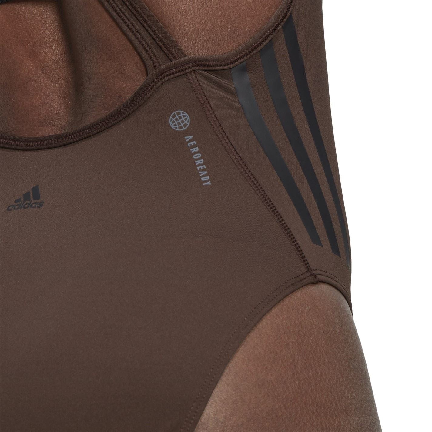 adidas Womens Train Icons 3 Stripe Leotard
