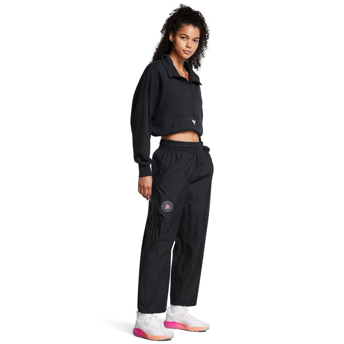 Under Armour Project Rock Solid Patterned Track Pants