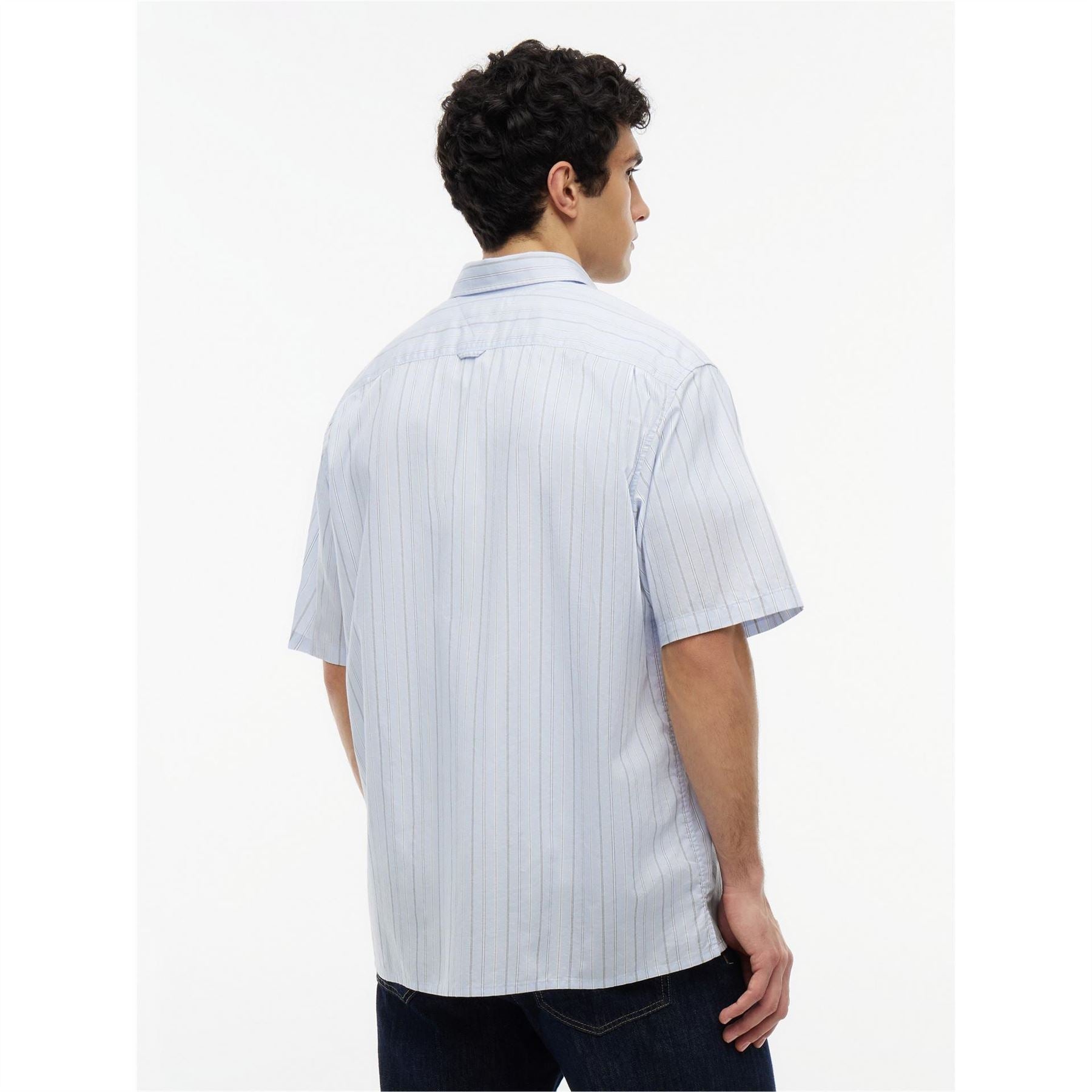 Tommy Jeans Patterned Short Sleeve Shirt